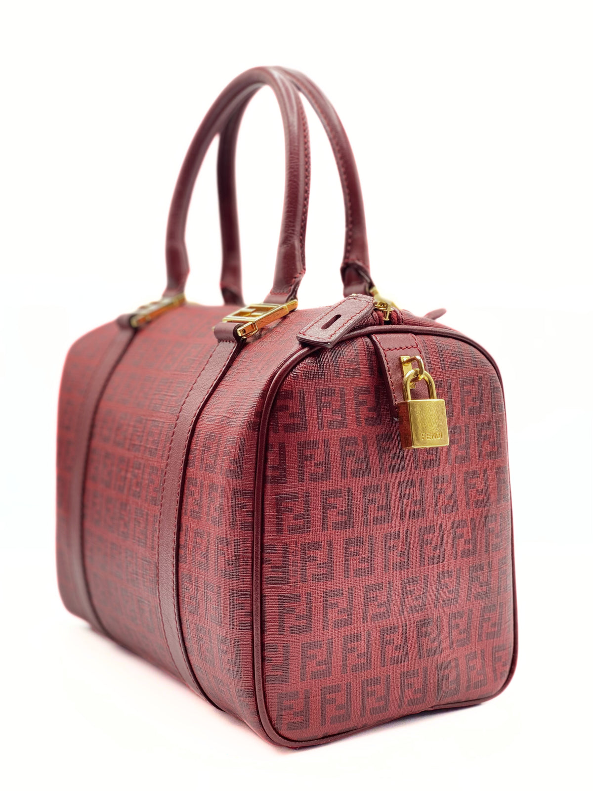 FENDI | Boston Medium in Zucchino Monogram