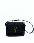 SAINT LAURENT | Solferino Small Black Suede