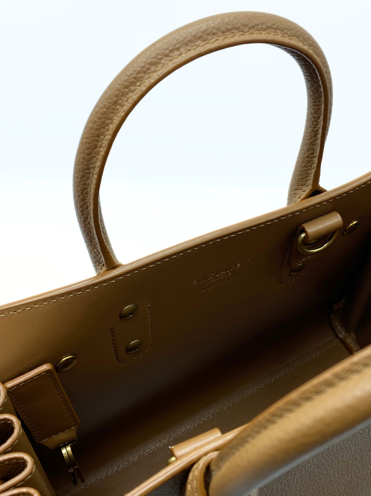 SAINT LAURENT | Sac Du Jour Nano Camel