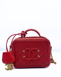 CHANEL | Vanity Small Red Caviar