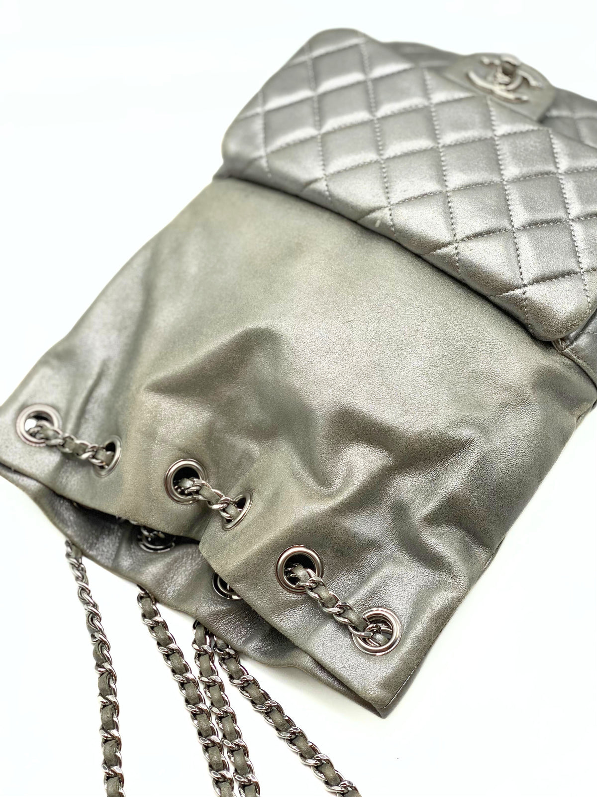 CHANEL | In Seoul Silver Backpack
