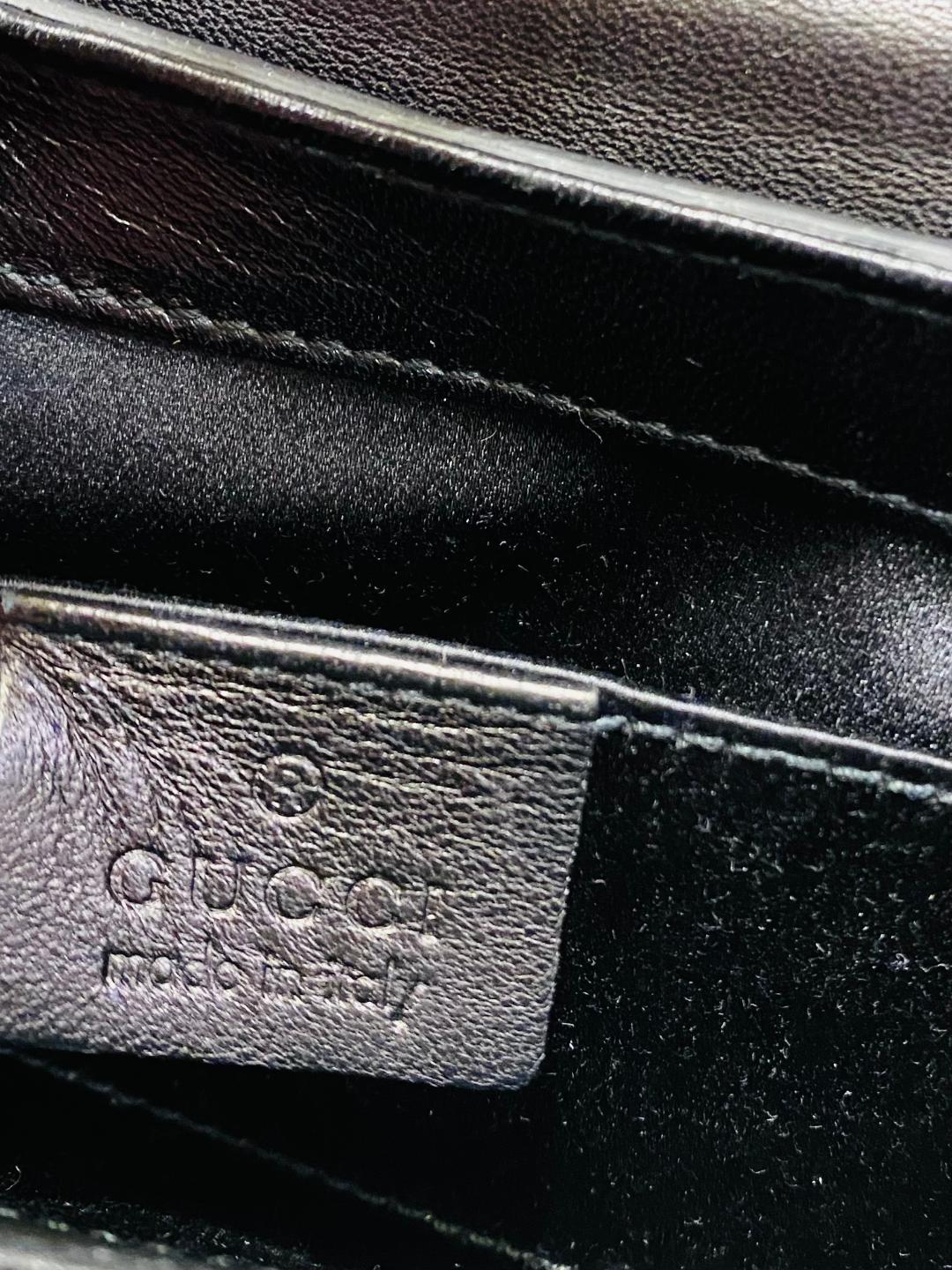 GUCCI | Horsebit Exotic Black Lizard Skin