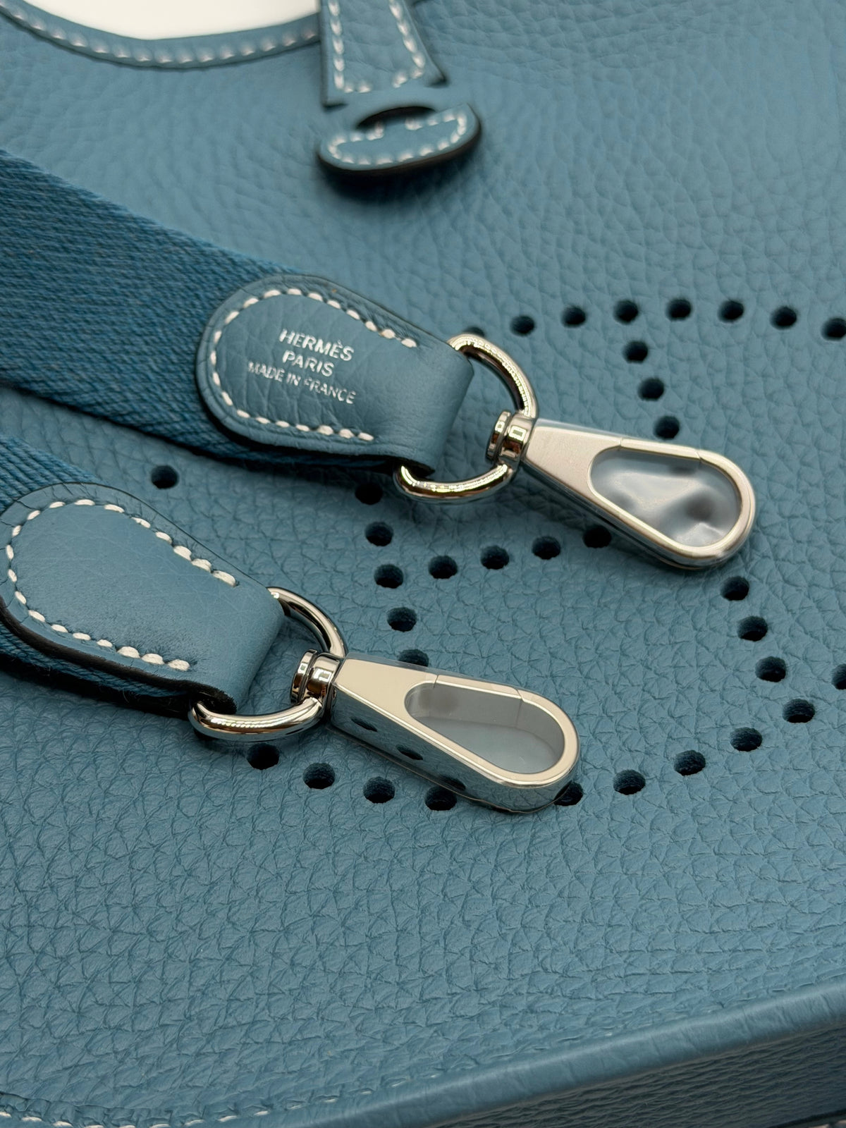 HERMES | Evelyne PM Blue Jean