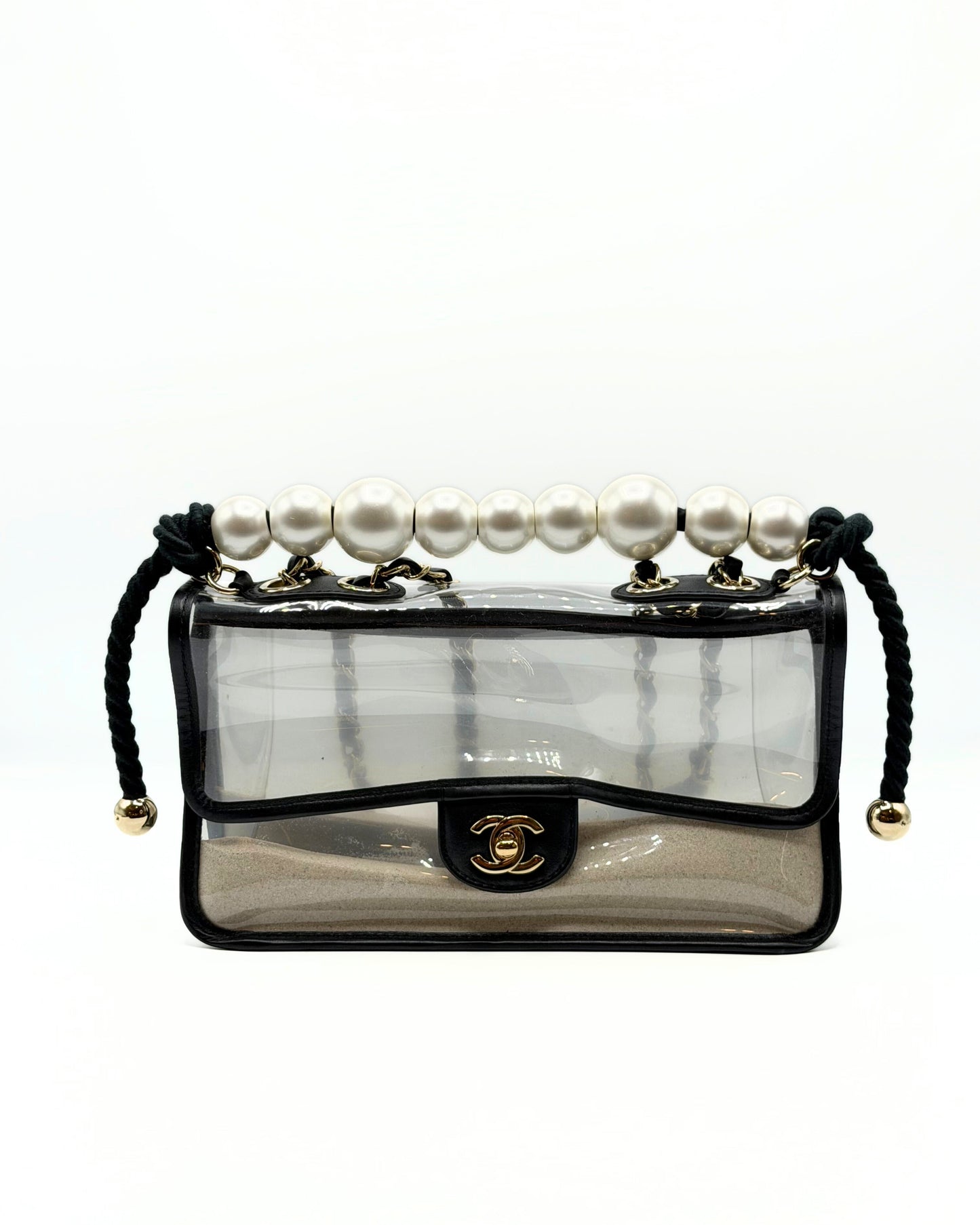 CHANEL | Sand by the Sea Pearl Flap Bag
