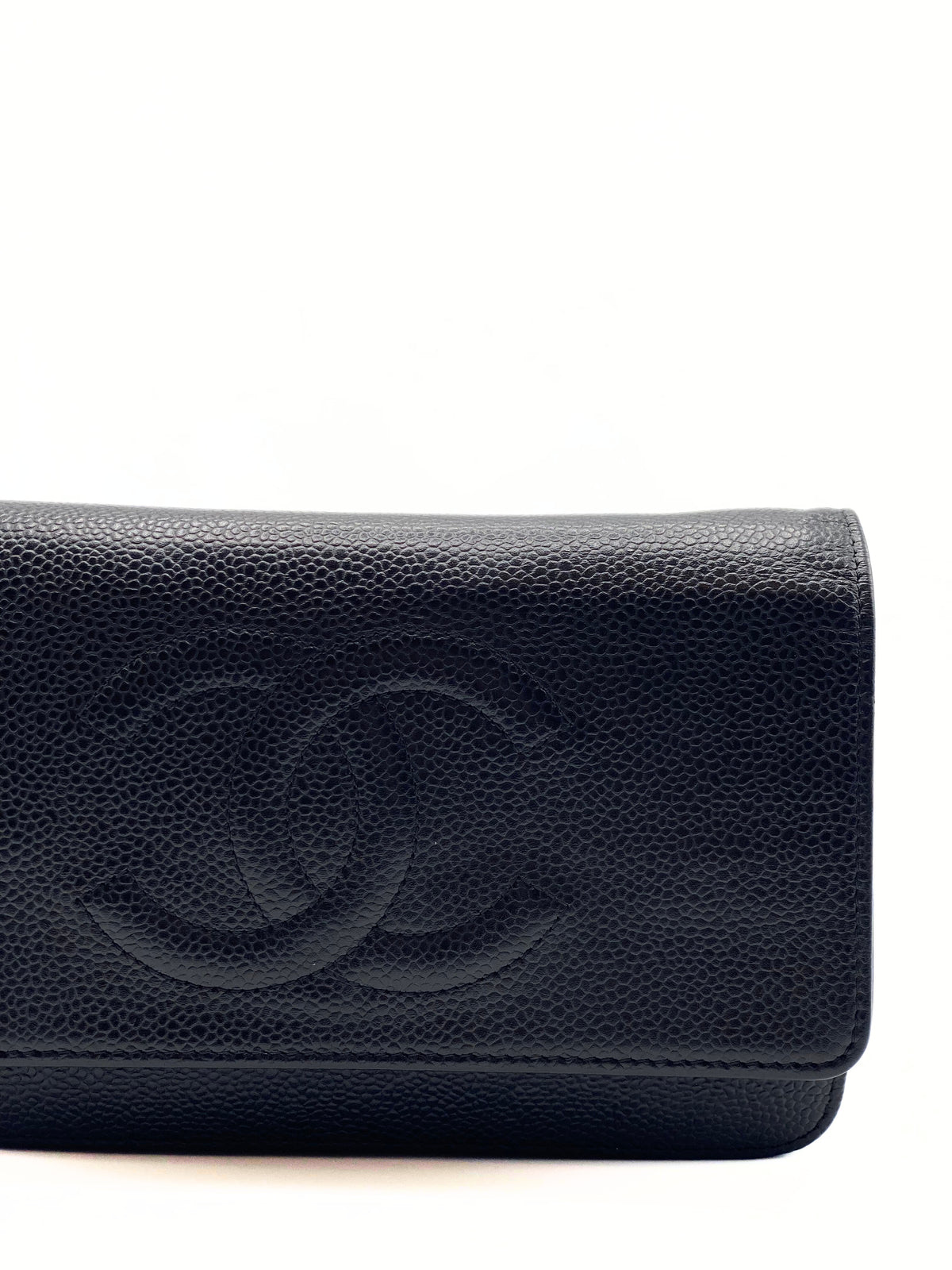 CHANEL | Wallet on Chain Black Caviar