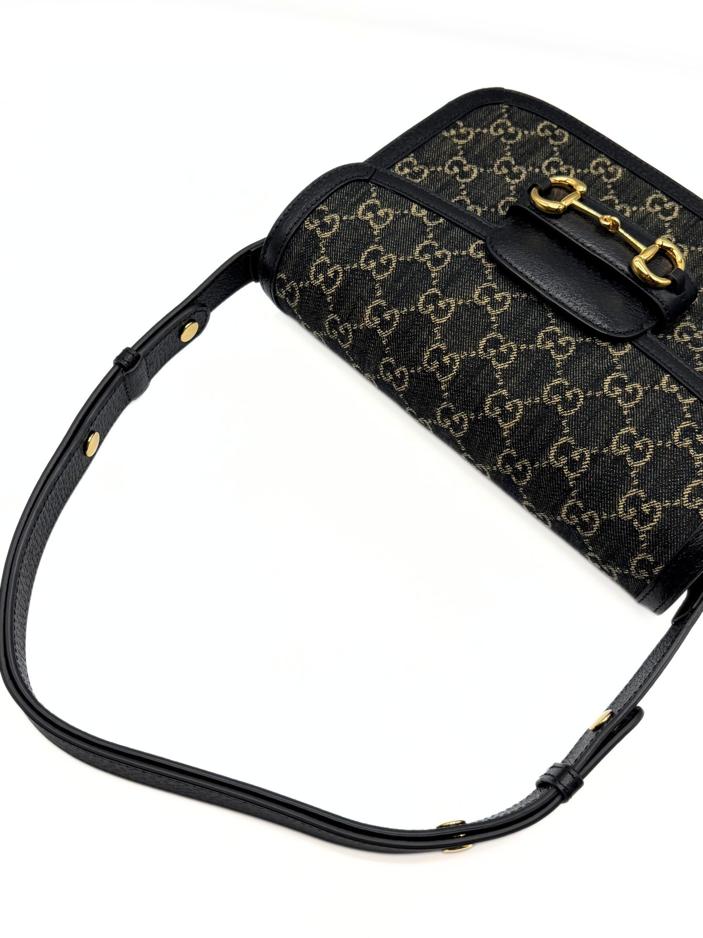 GUCCI | Horsebit 1955 Denim Jacquard