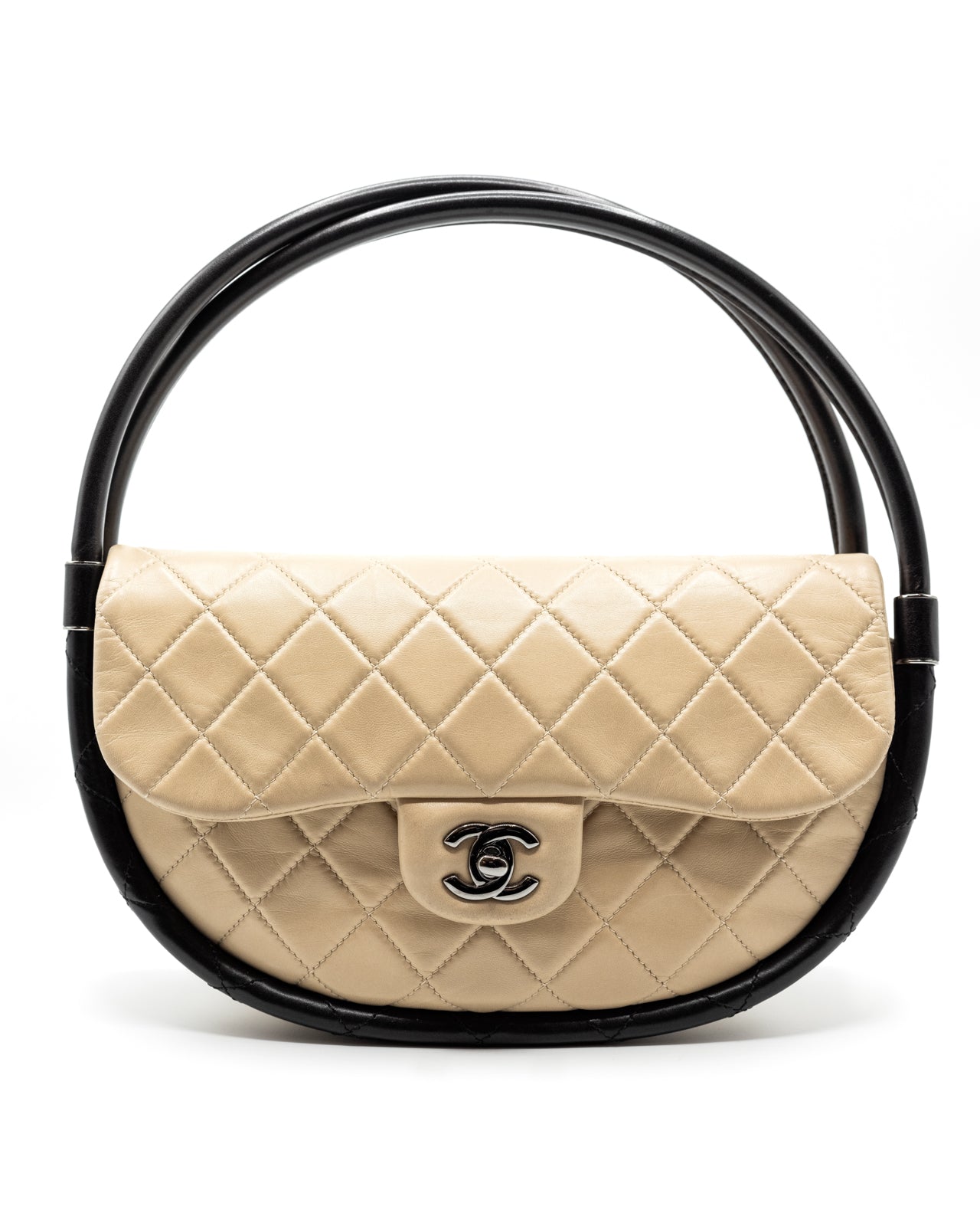 CHANEL |  Quilted Leather Hula Hoop Bag 2013 Collectors Edition