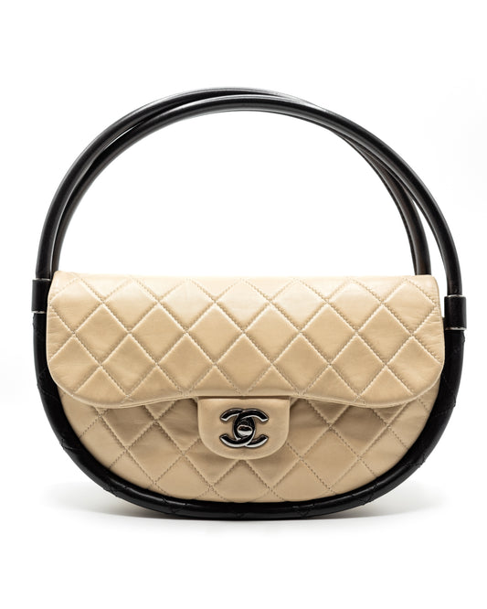 CHANEL |  Quilted Leather Hula Hoop Bag 2013 Collectors Edition