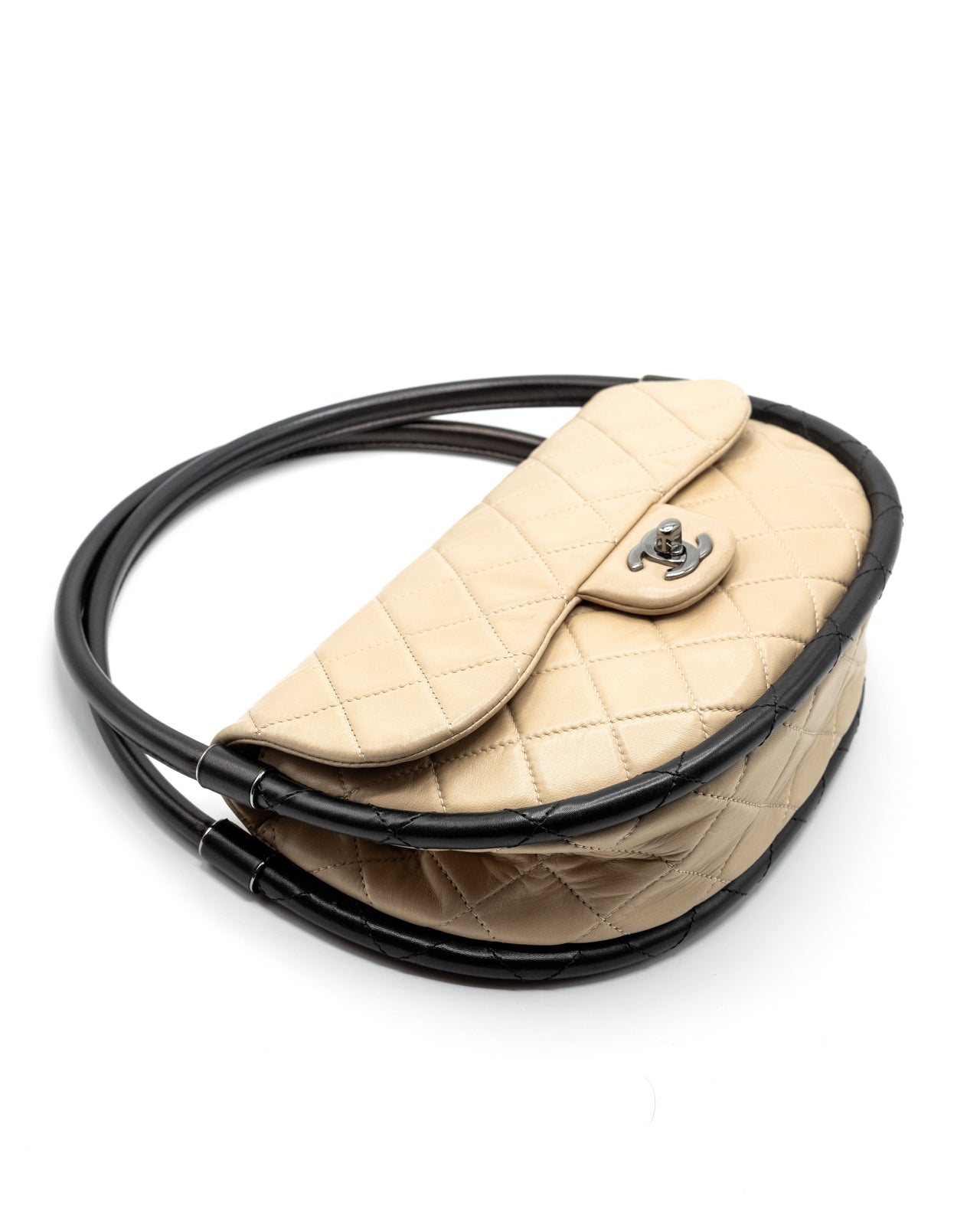 CHANEL |  Quilted Leather Hula Hoop Bag 2013 Collectors Edition