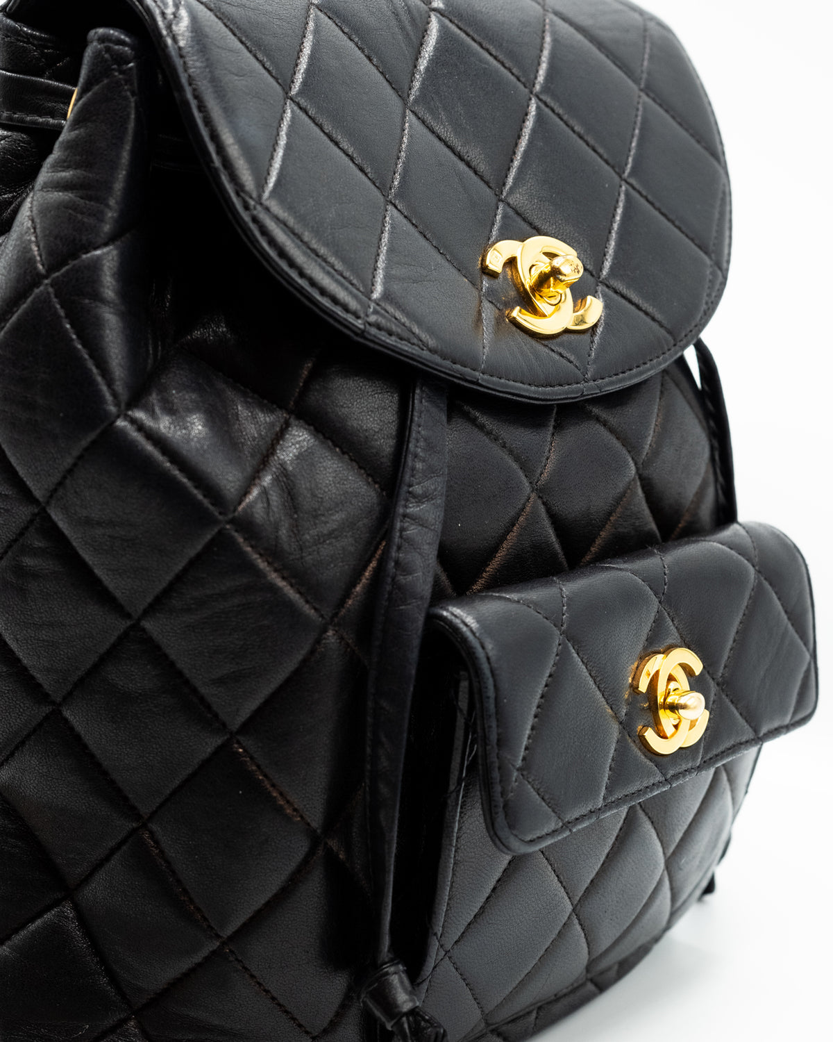 CHANEL | 1990 Duma Backpack 24K Gold Hardware