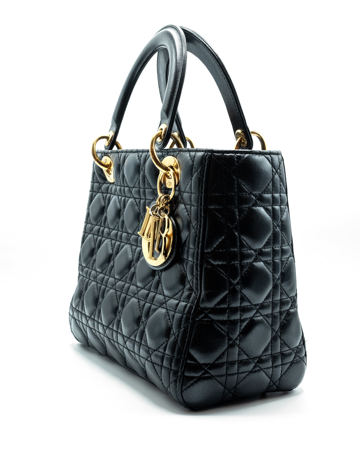 Dior | Medium Lady in Black Cannage