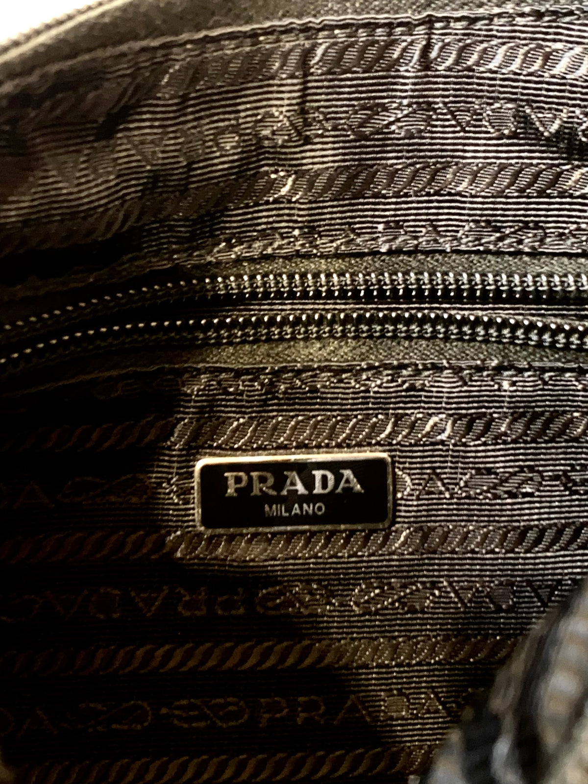 PRADA | Hobo Bag in Nylon with Studs