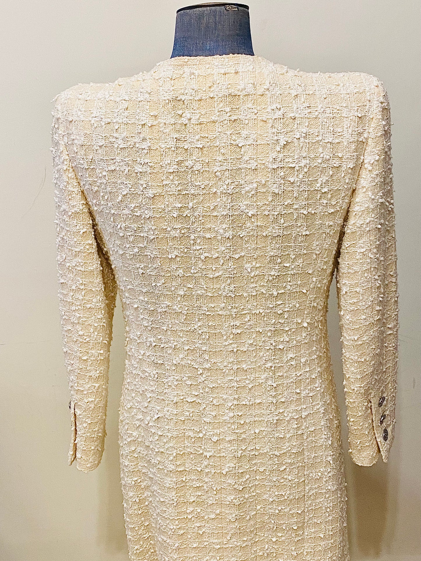 CHANEL | Tweed Coat in Ecru