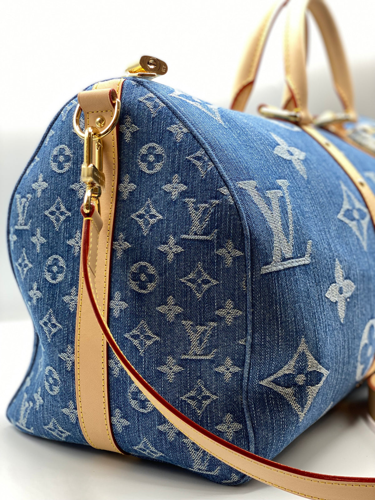 LOUIS VUITTON | Keepall Bandoulière 45 In Denim