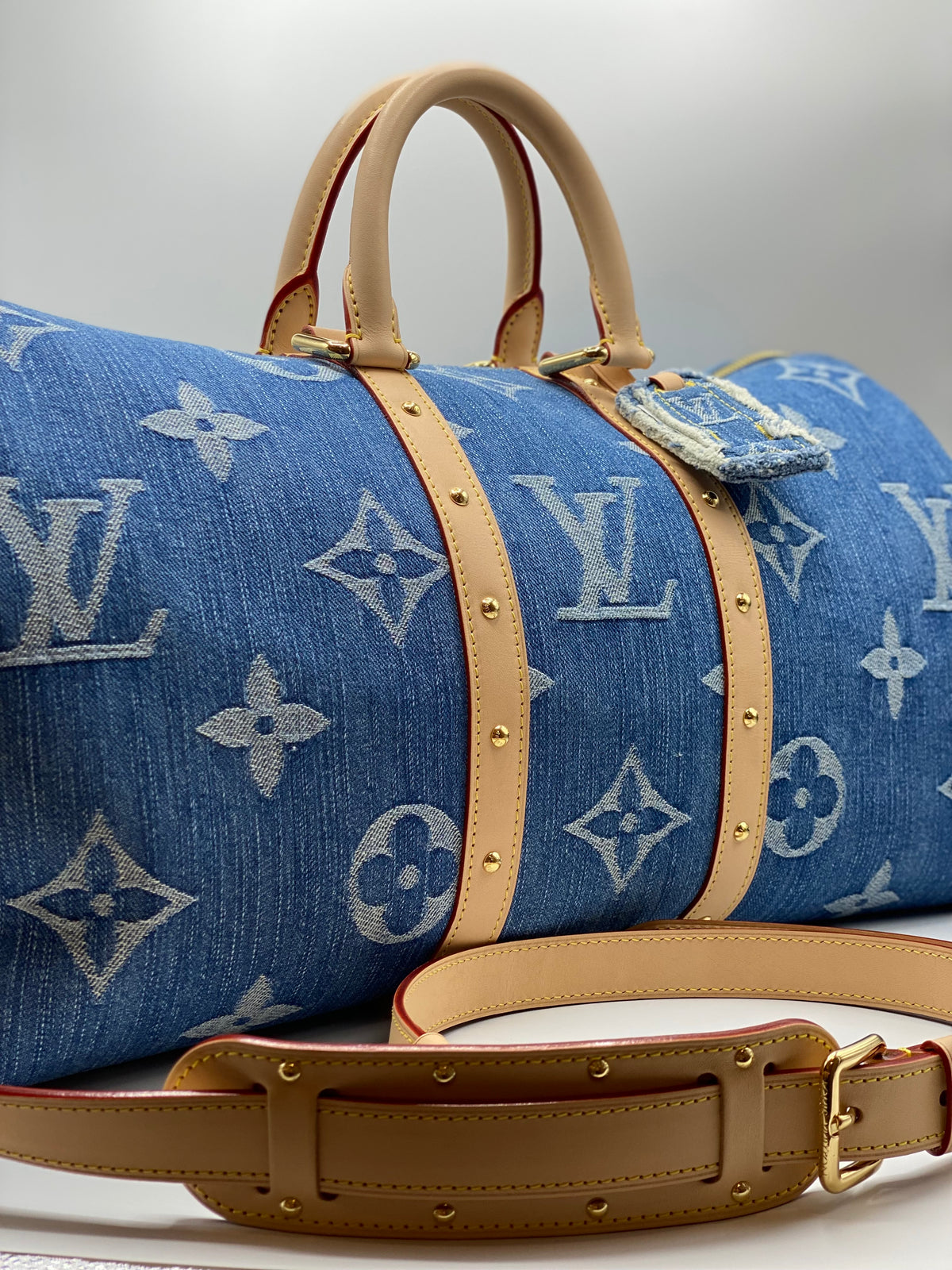 LOUIS VUITTON | Keepall Bandoulière 45 In Denim