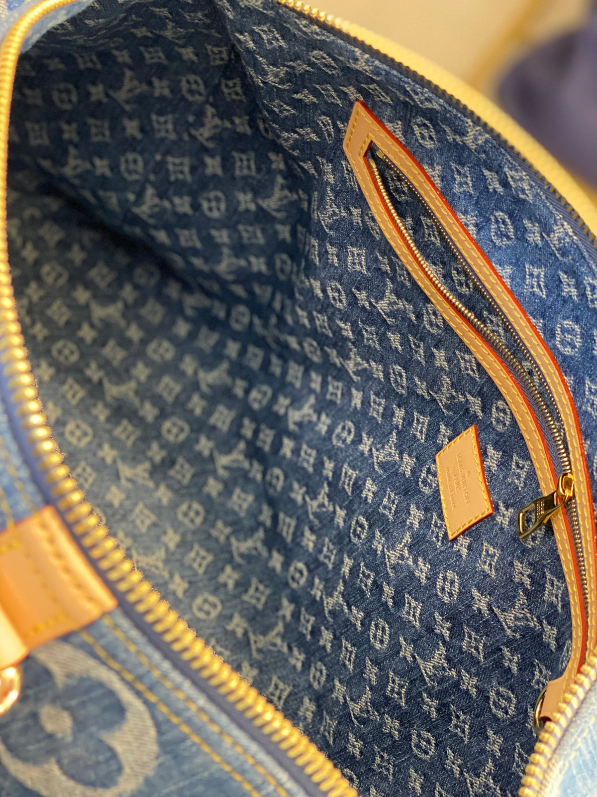 LOUIS VUITTON | Keepall Bandoulière 45 In Denim