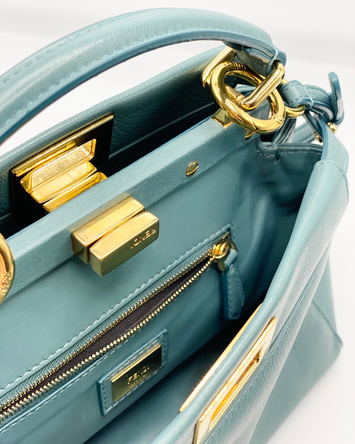 FENDI | Peekaboo Mini Teal