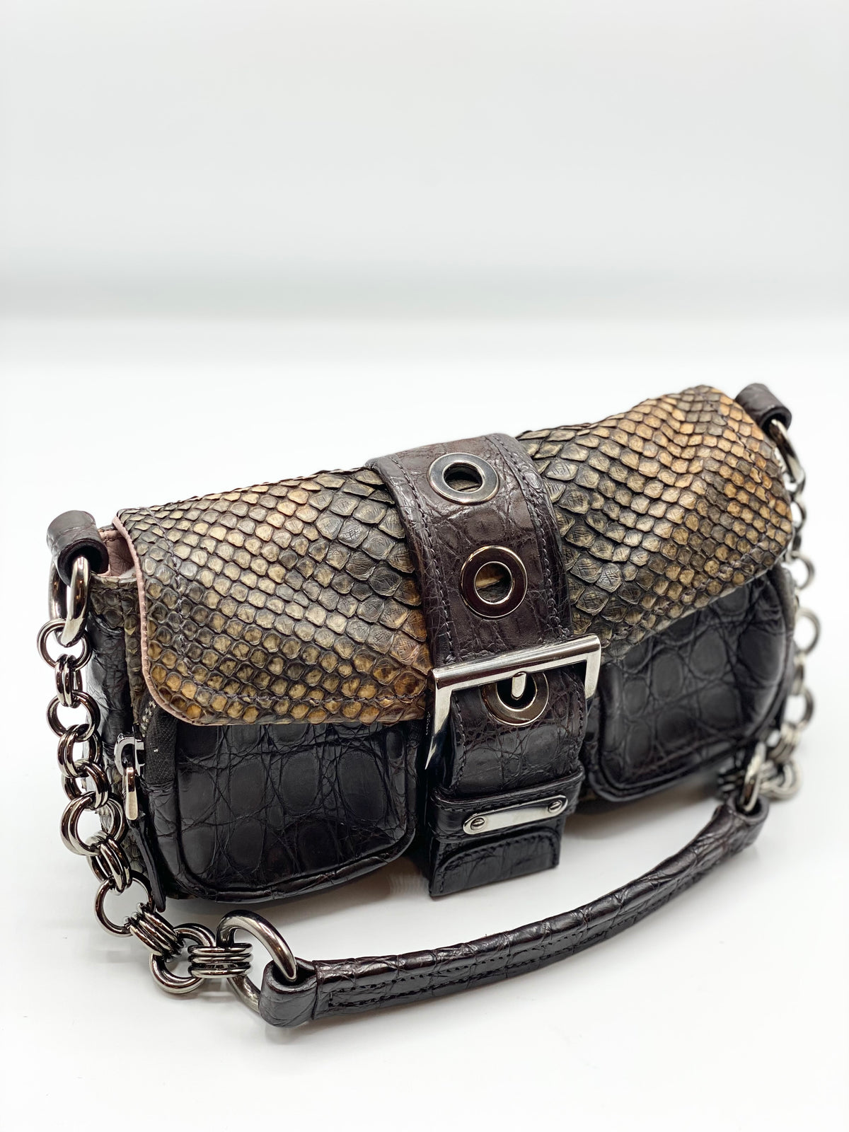 PRADA | Python Mini Shoulder Bag