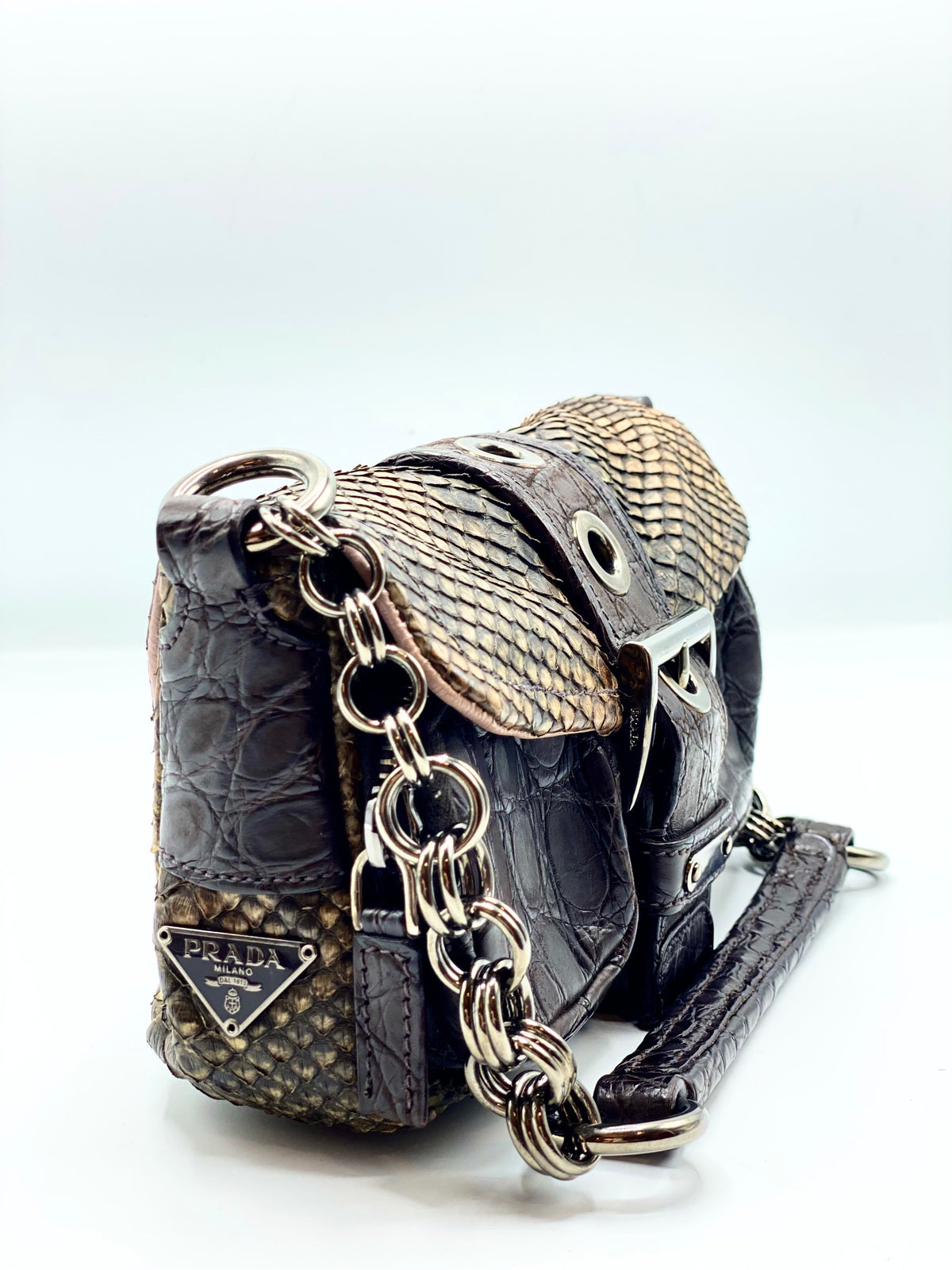 PRADA | Python Mini Shoulder Bag