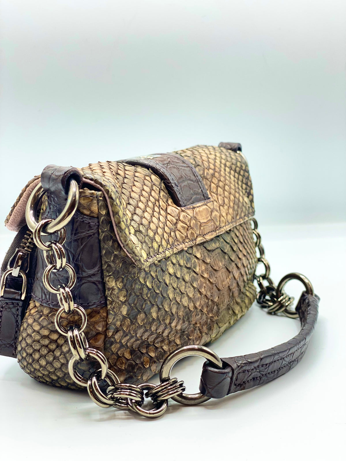 PRADA | Python Mini Shoulder Bag