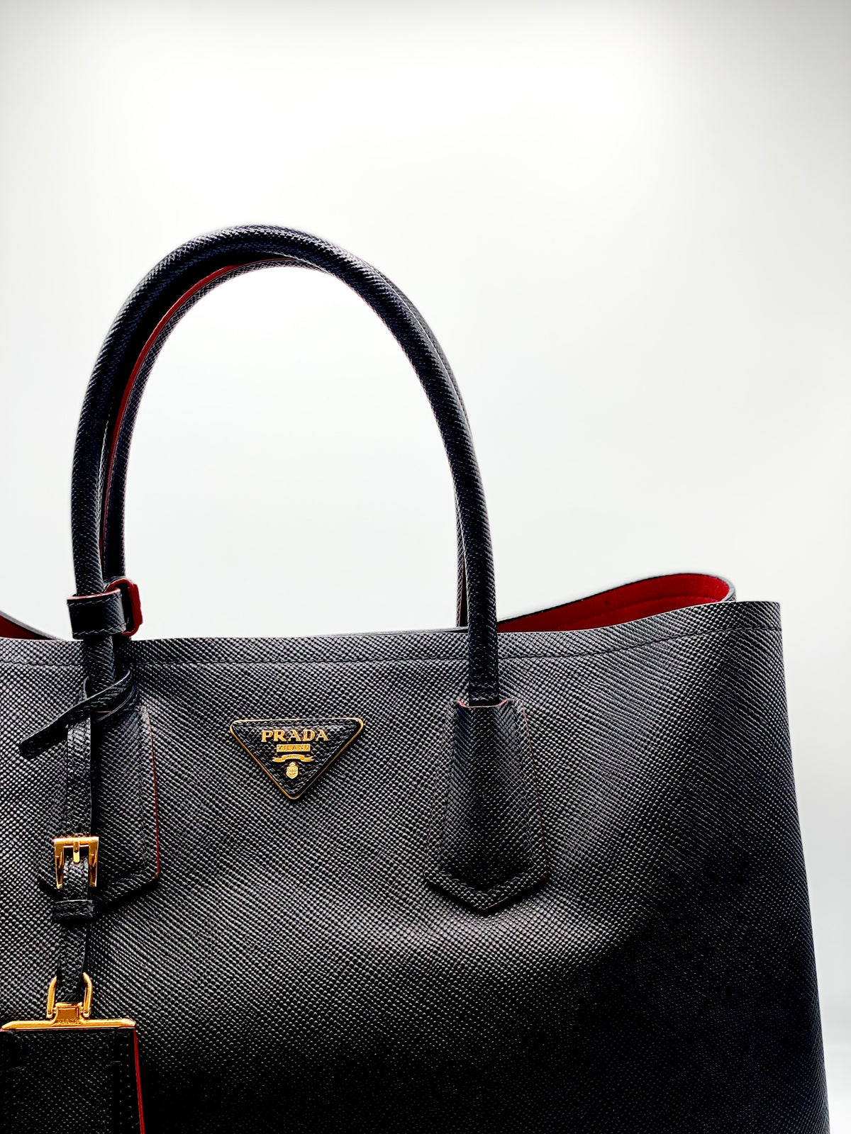 PRADA | Double Tote Bag Saffiano