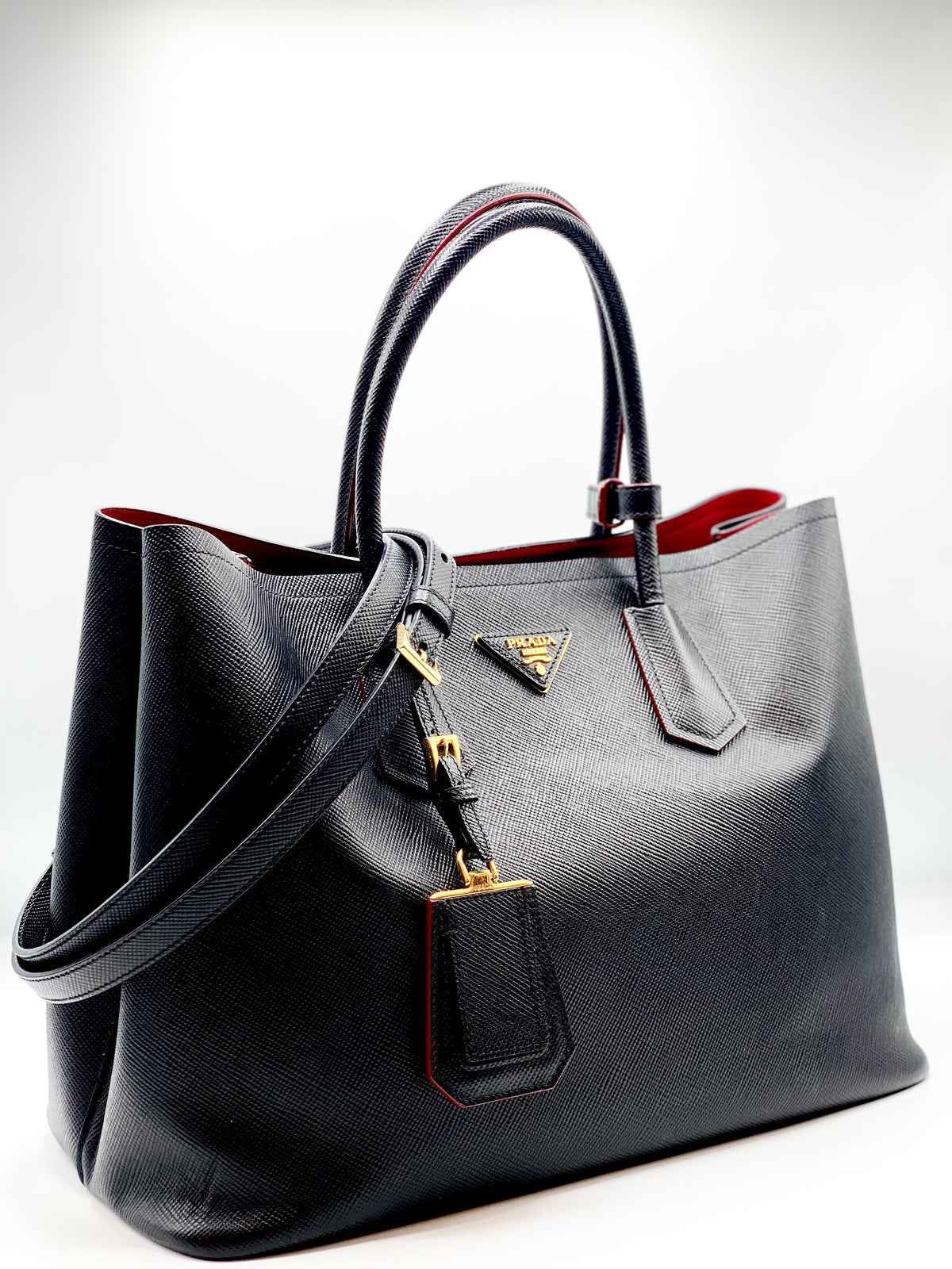 PRADA | Double Tote Bag Saffiano