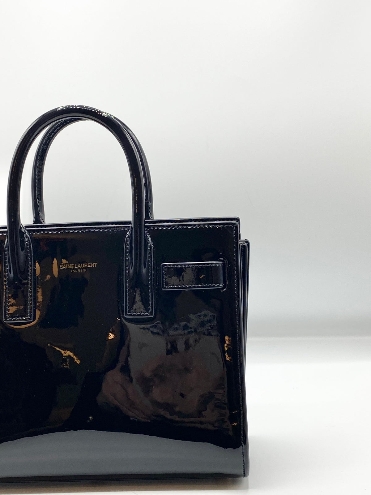 SAINT LAURENT | Sac De Jour Mini Pattent Leather