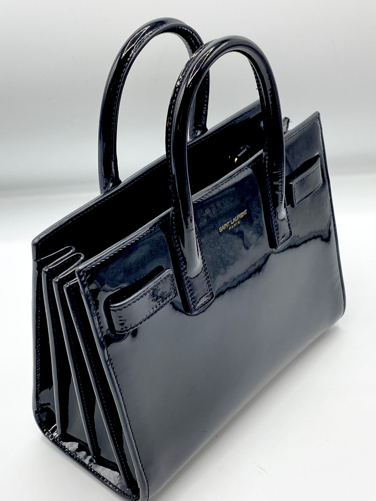 SAINT LAURENT | Sac De Jour Mini Pattent Leather