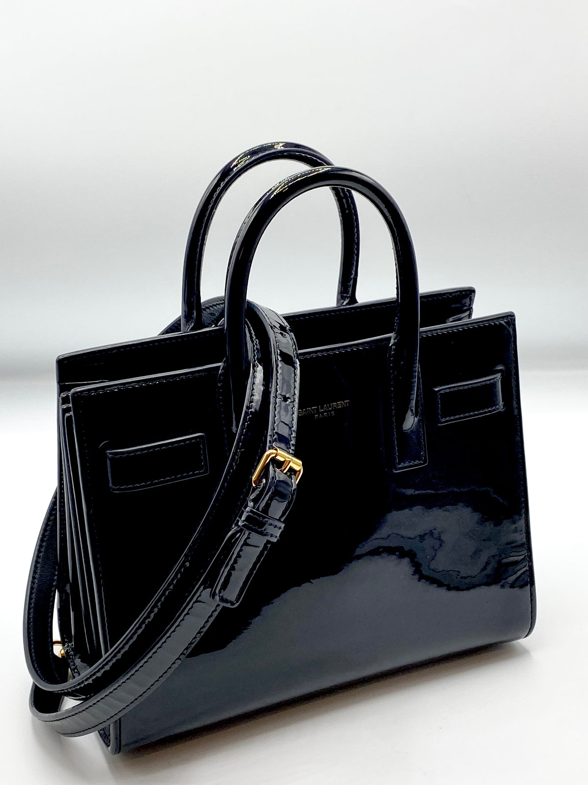 SAINT LAURENT | Sac De Jour Mini Pattent Leather