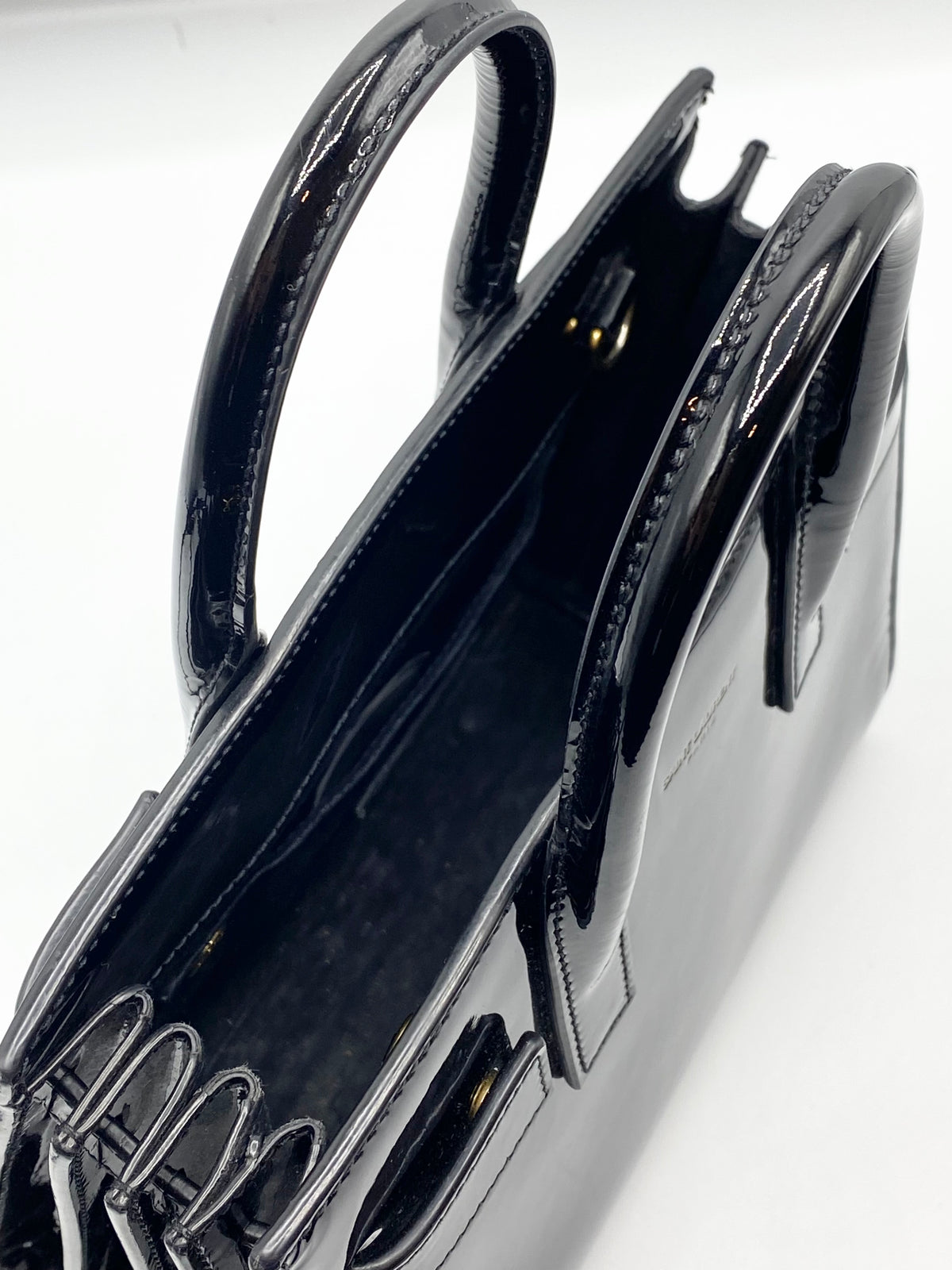 SAINT LAURENT | Sac De Jour Mini Pattent Leather