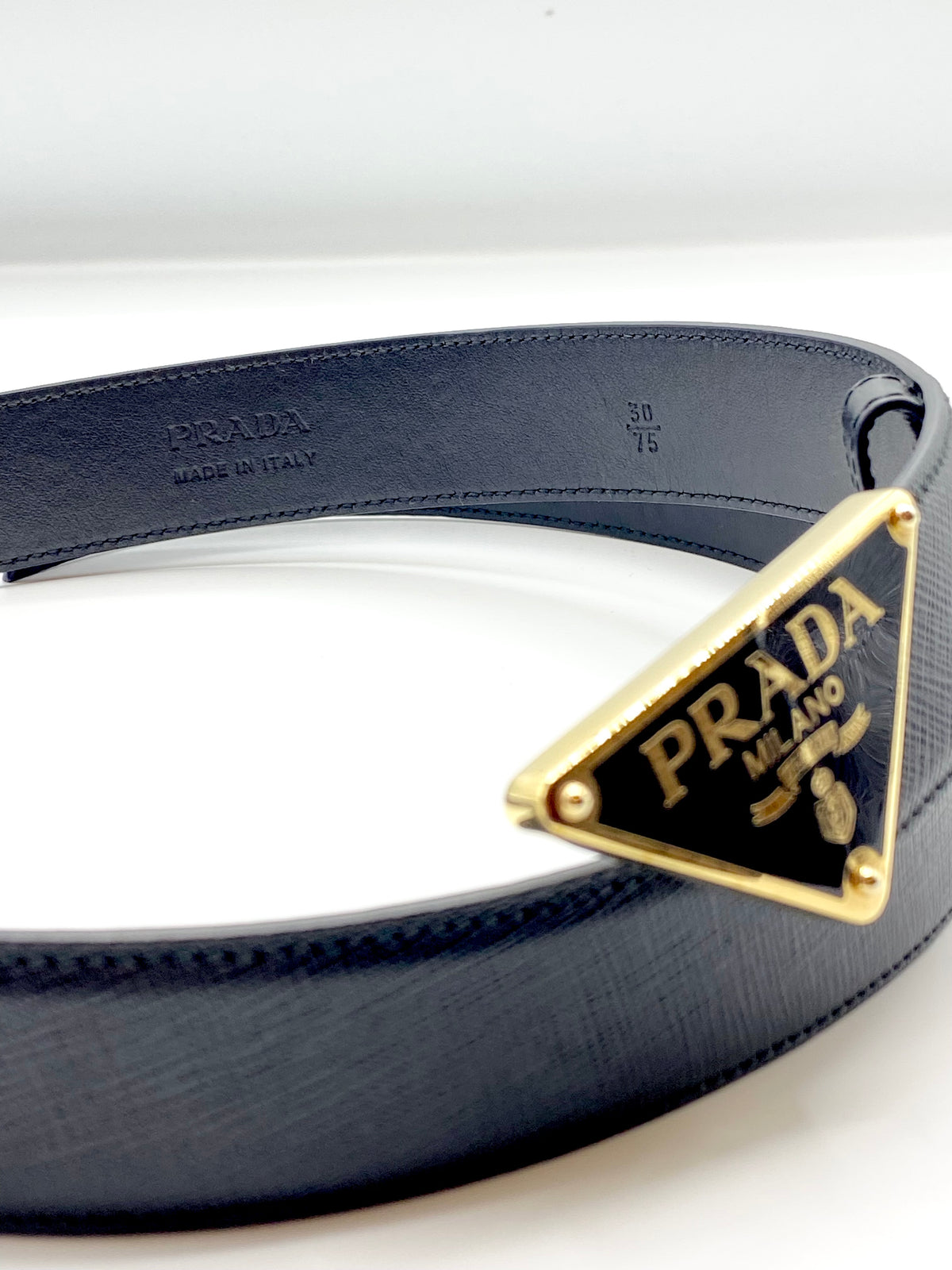 PRADA |  Triangle Logo Belt