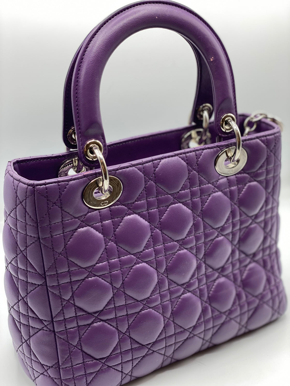 DIOR | Medium Lady Dior Cannage Lambskin