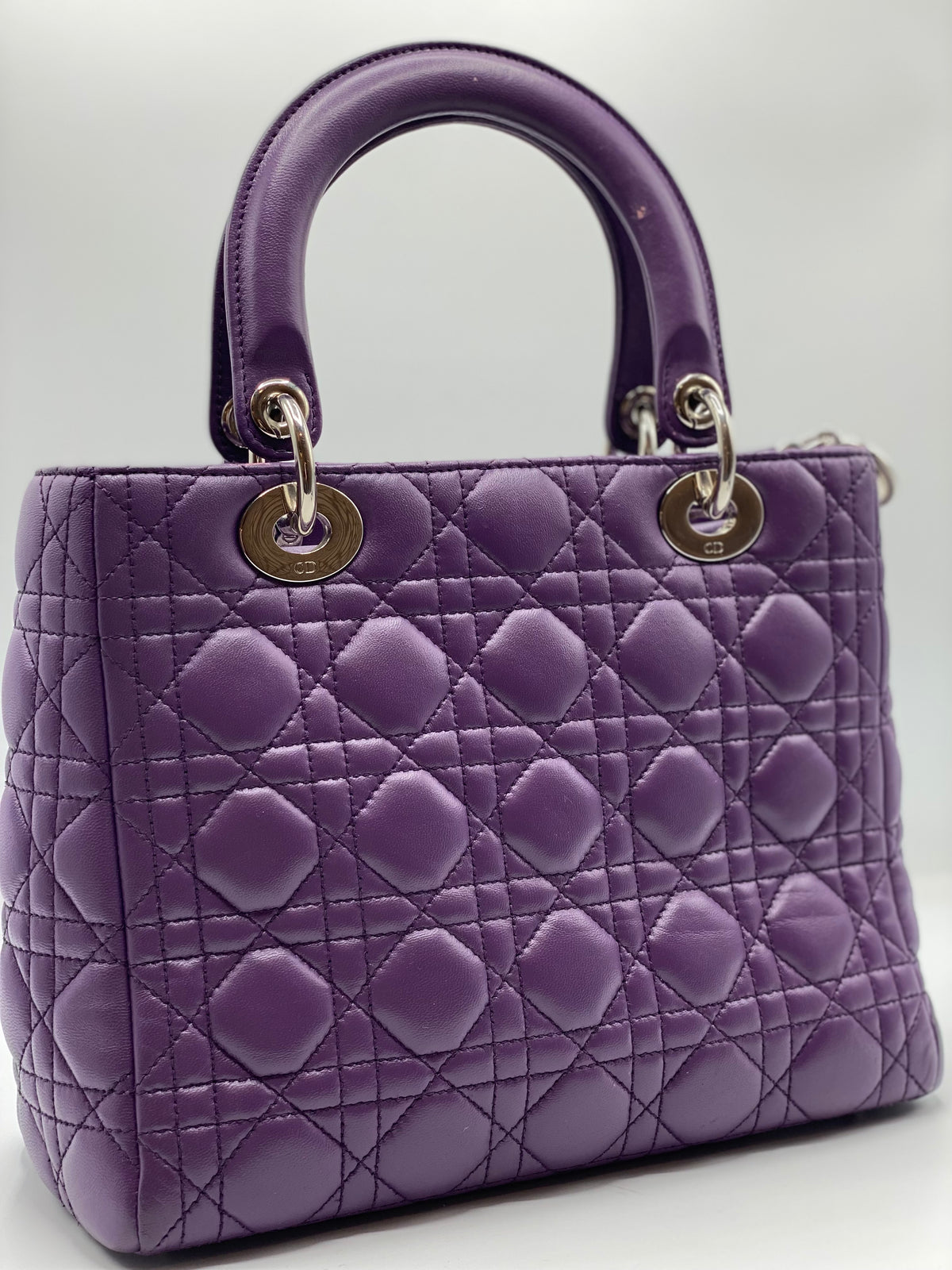 DIOR | Medium Lady Dior Cannage Lambskin