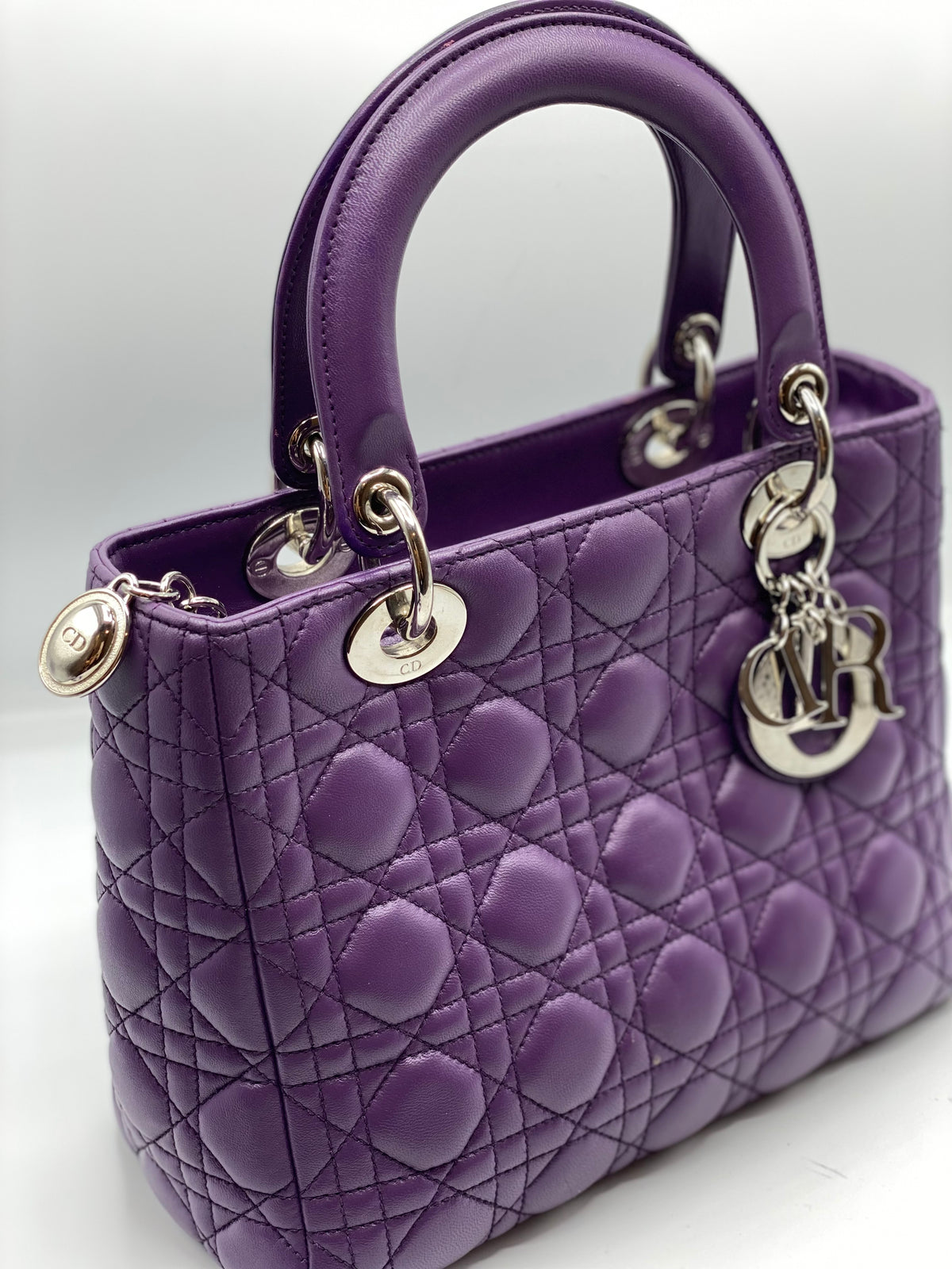 DIOR | Medium Lady Dior Cannage Lambskin