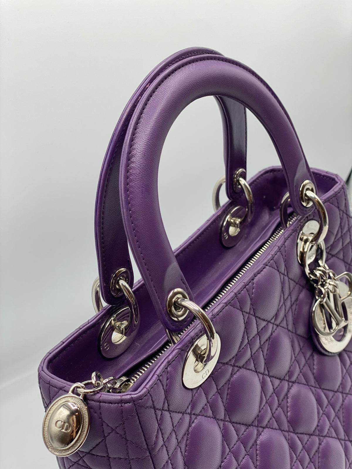 DIOR | Medium Lady Dior Cannage Lambskin