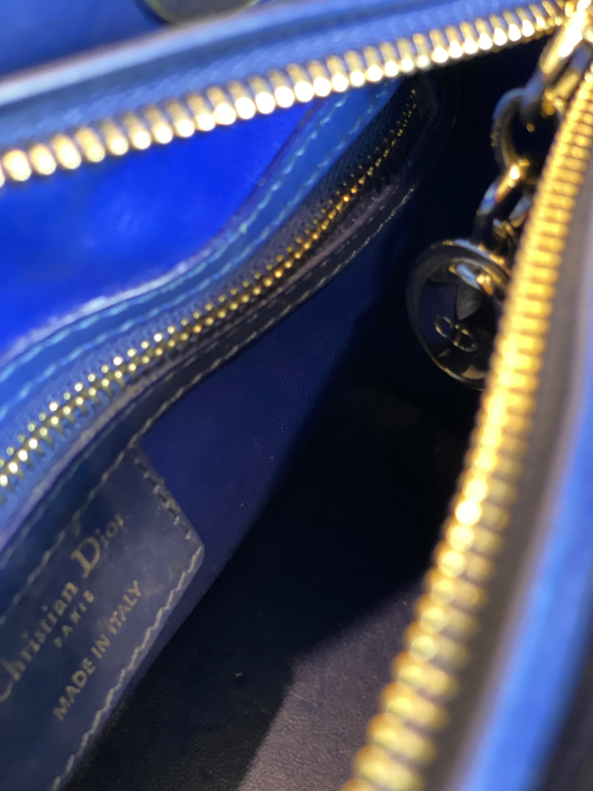 DIOR | Lady Dior Blue Cannage