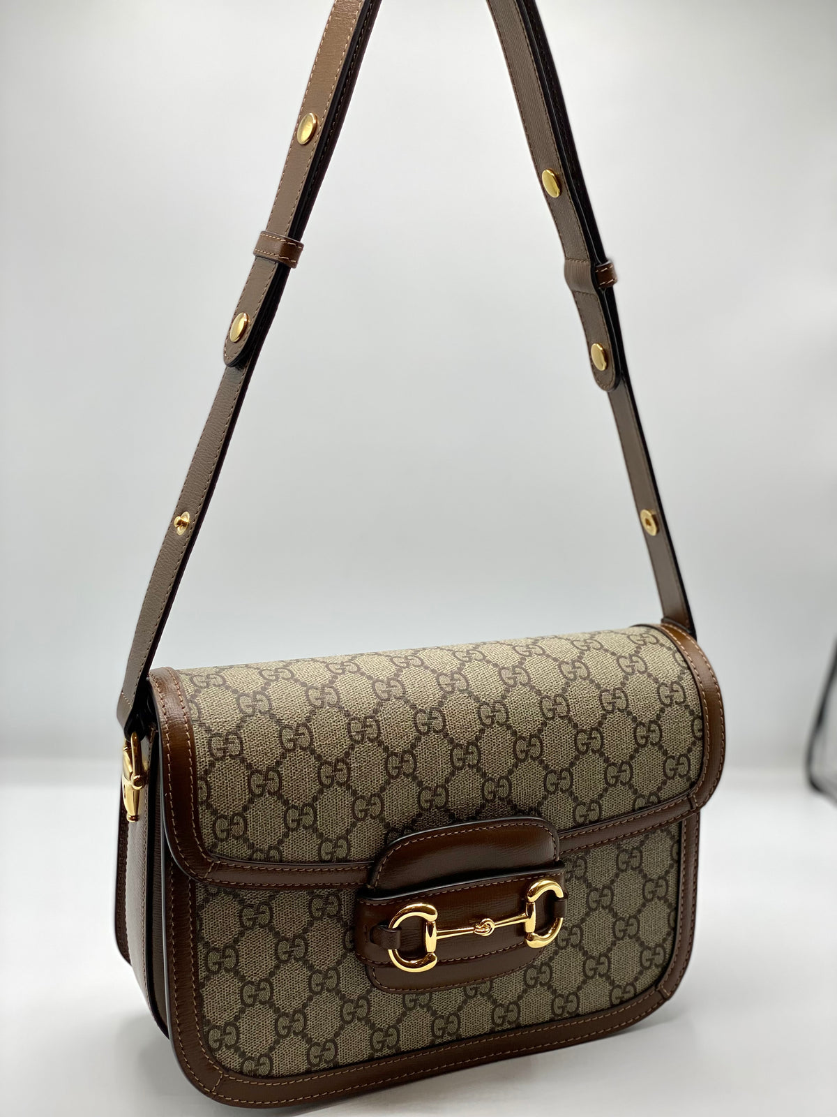 GUCCI |  HORSEBIT 1955 GG SUPREME SHOULDER BAG