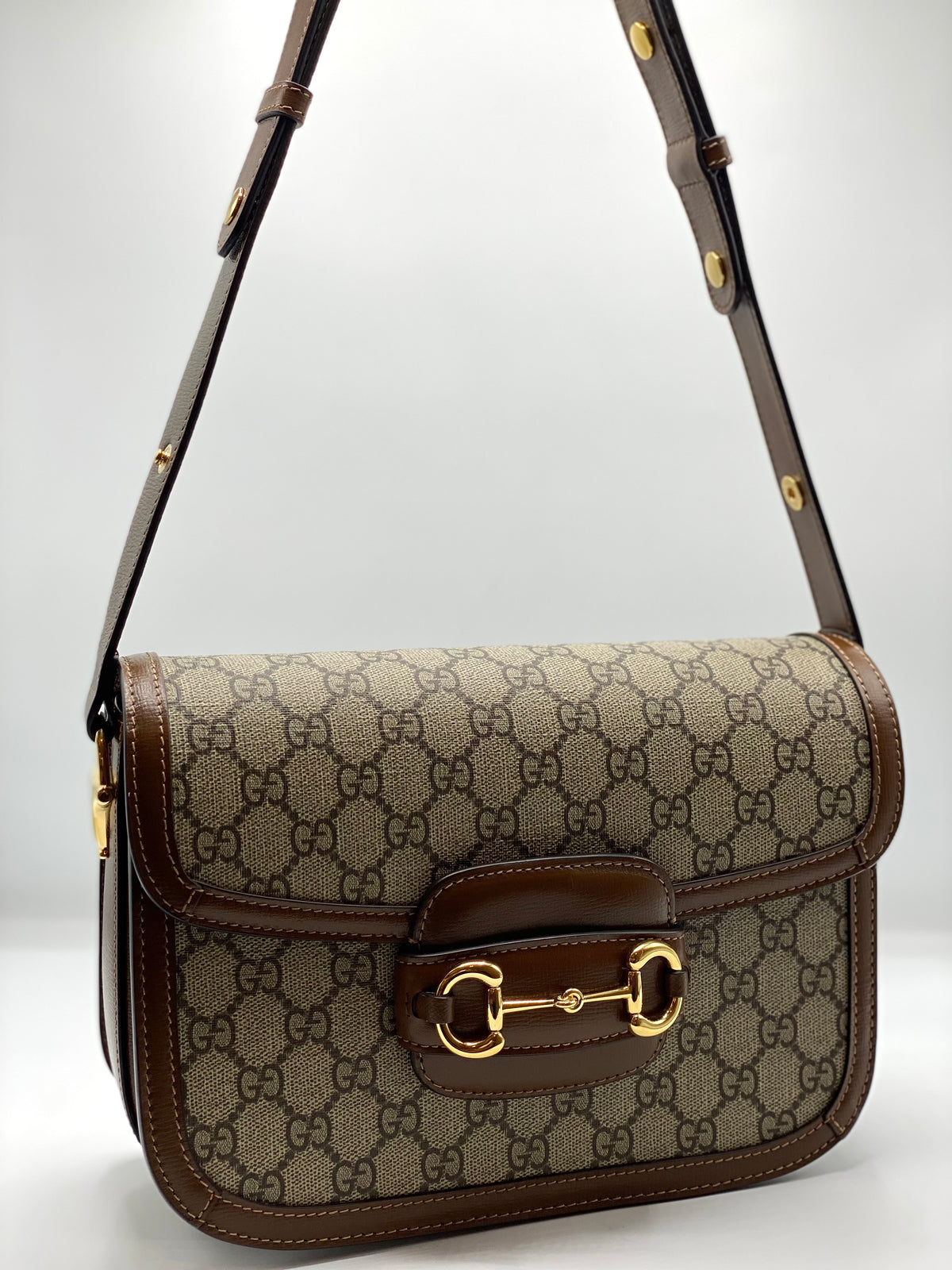 GUCCI |  HORSEBIT 1955 GG SUPREME SHOULDER BAG