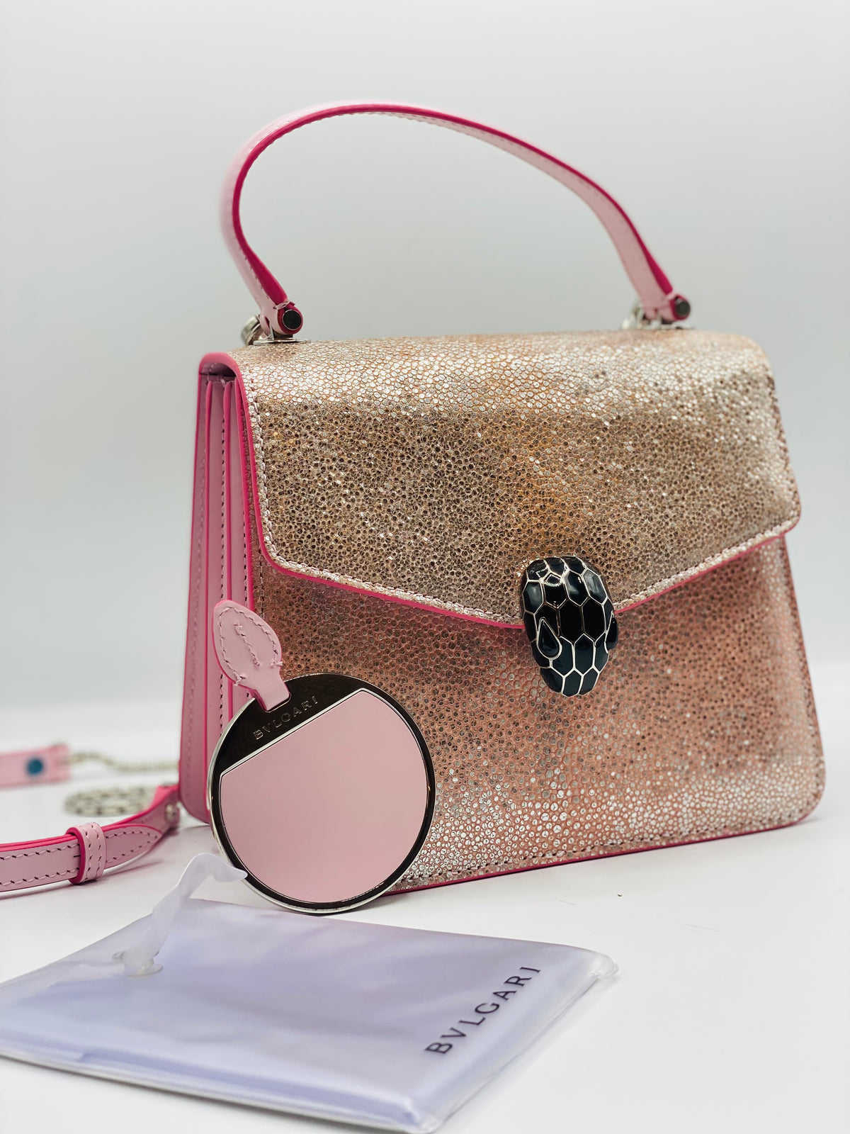 BULGARI | SERPENTI FOREVER GALUCHAT CROSSBODY BAG