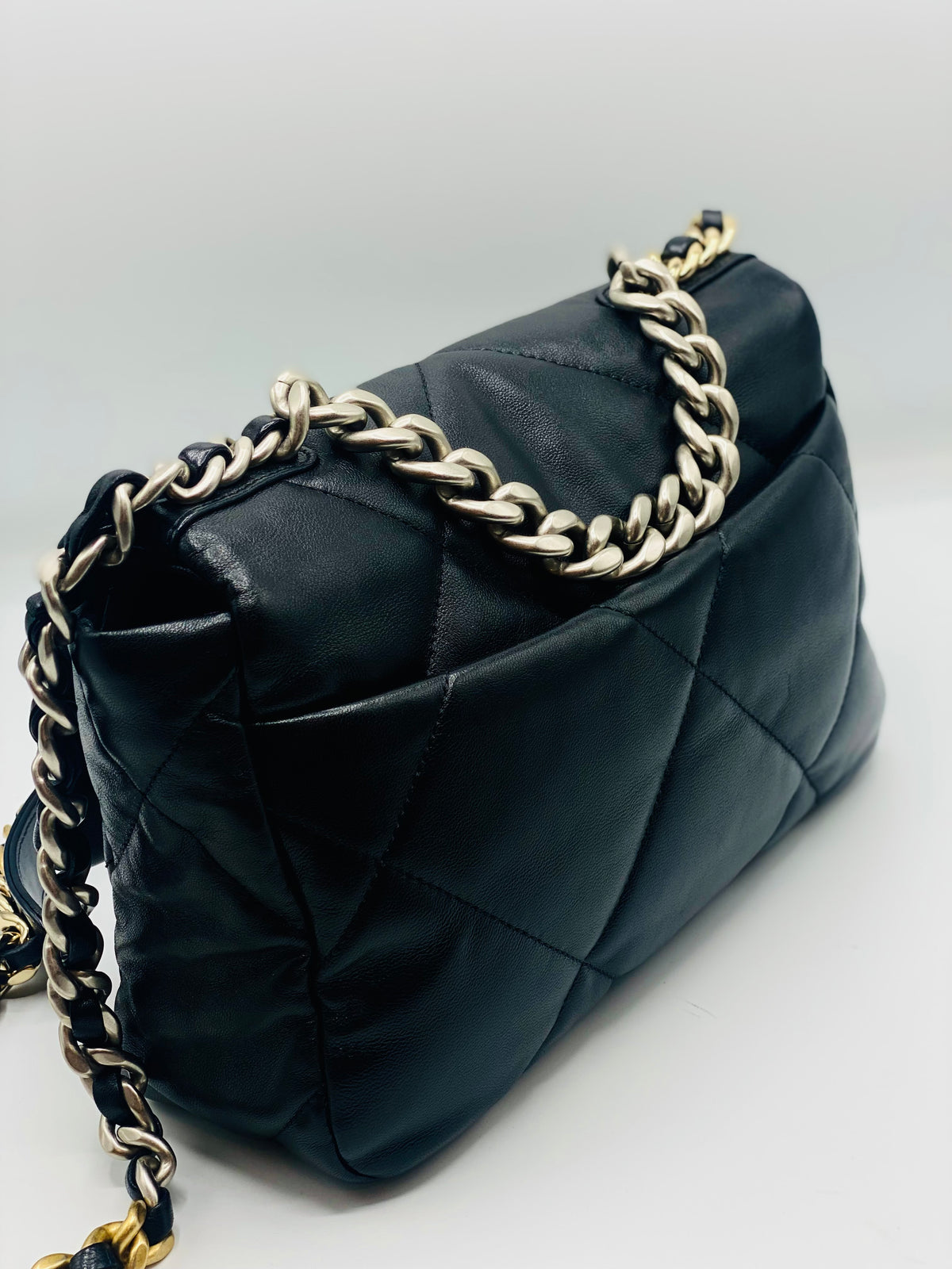 CHANEL | Chanel 19 Small in Black Lambskin Leather