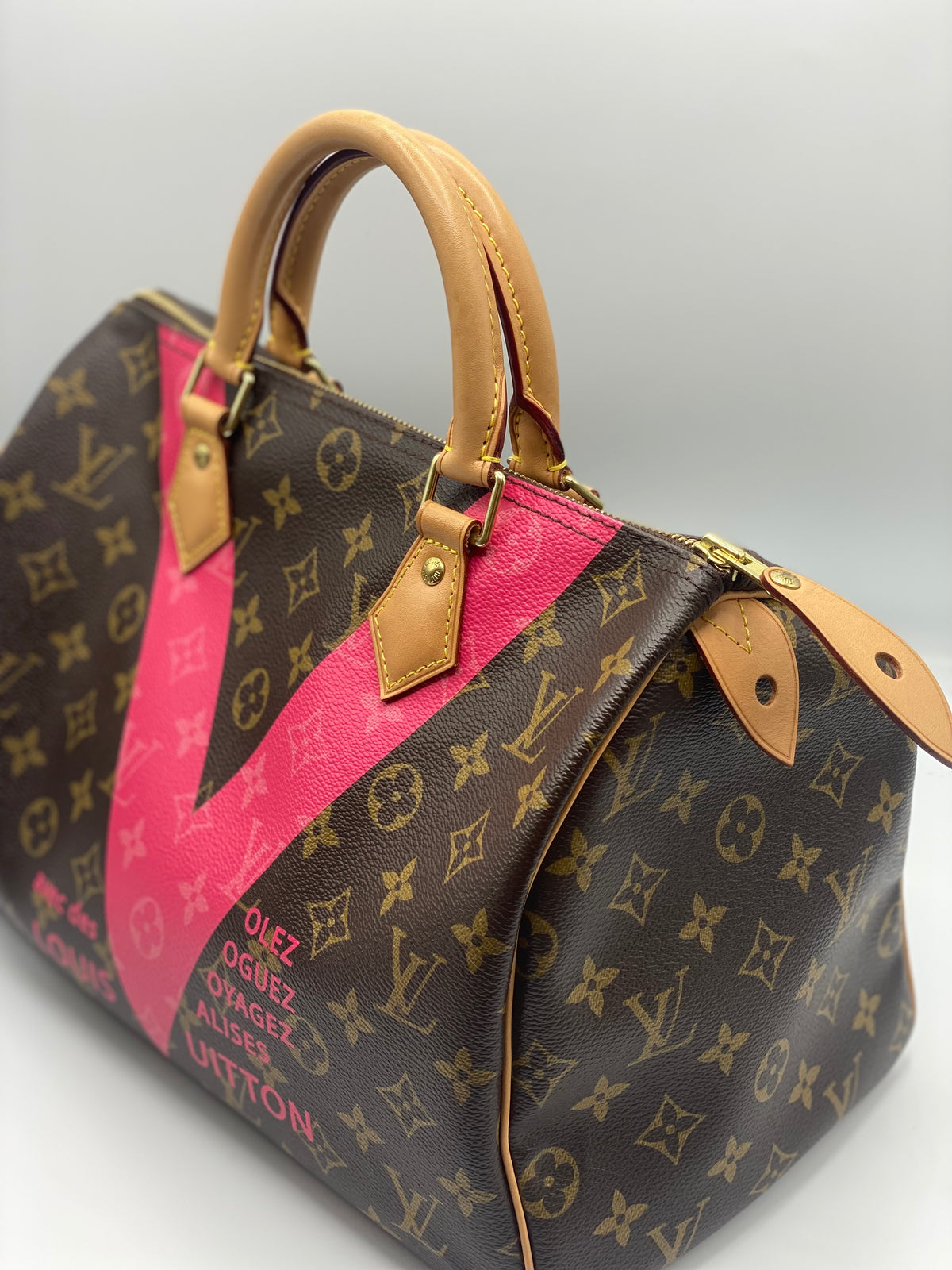 LOUIS VUITTON |  Speedy 30 Monogram V-Pink Limited Edition Summer 2015