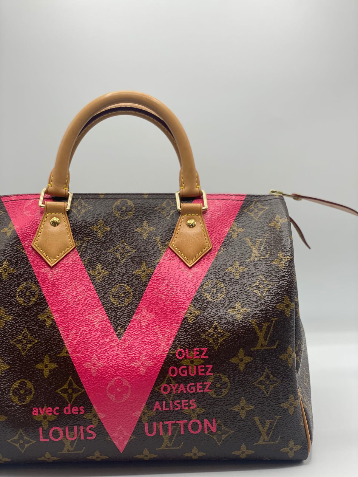 LOUIS VUITTON |  Speedy 30 Monogram V-Pink Limited Edition Summer 2015