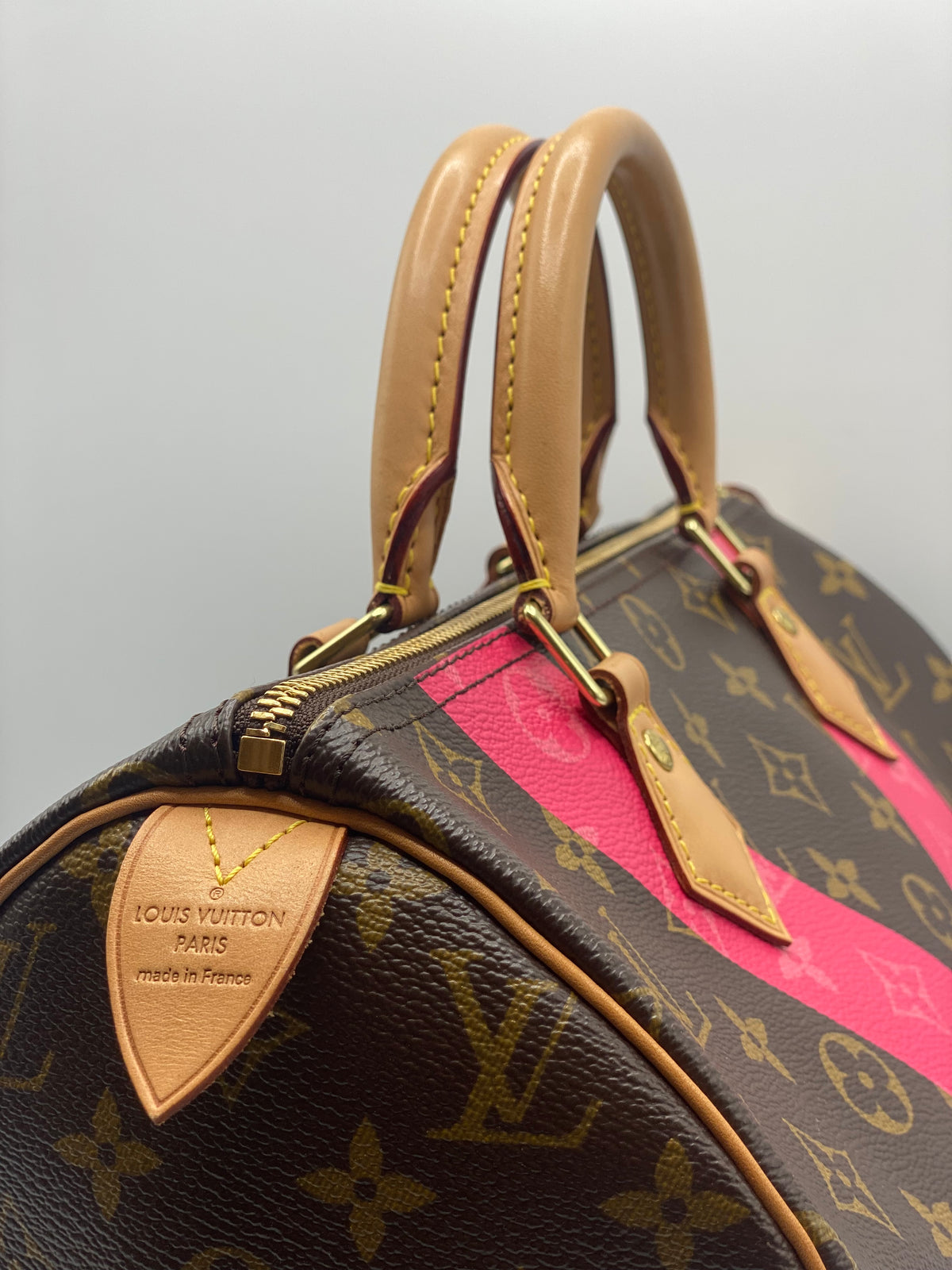 LOUIS VUITTON |  Speedy 30 Monogram V-Pink Limited Edition Summer 2015