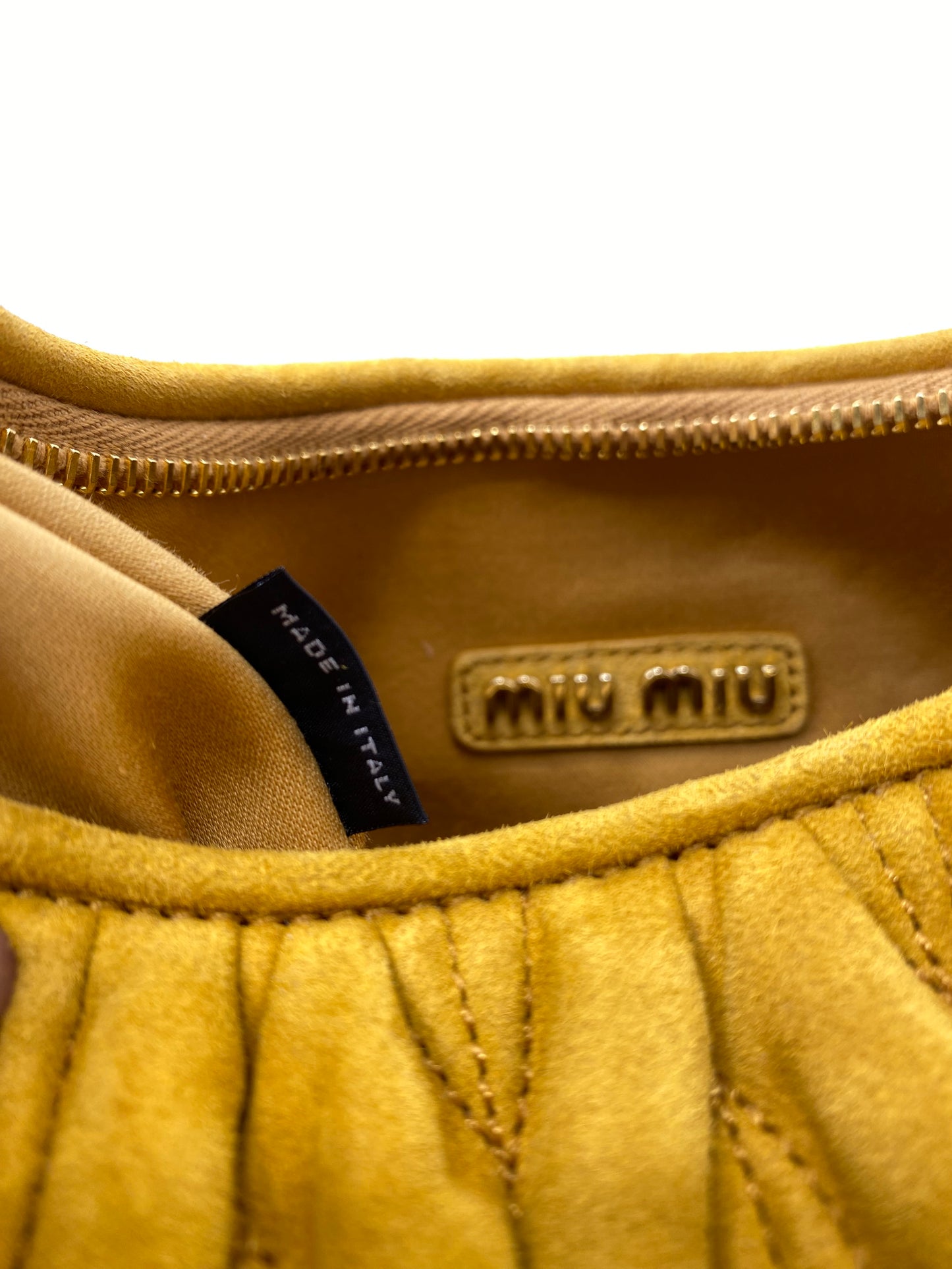 MIU MIU | Wander Suede Hobo Bag