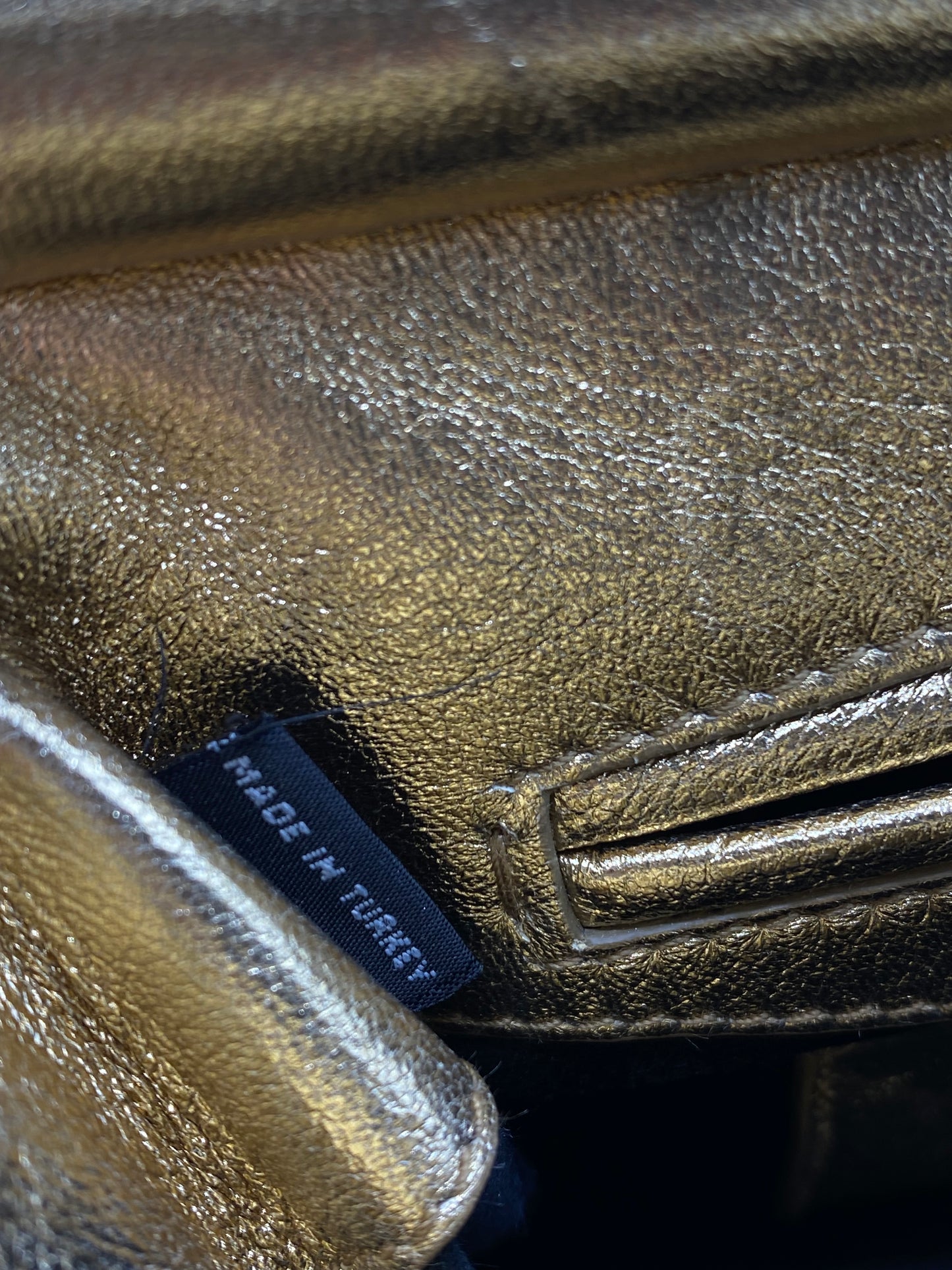 MIU MIU | Pochette Gold Matelassé