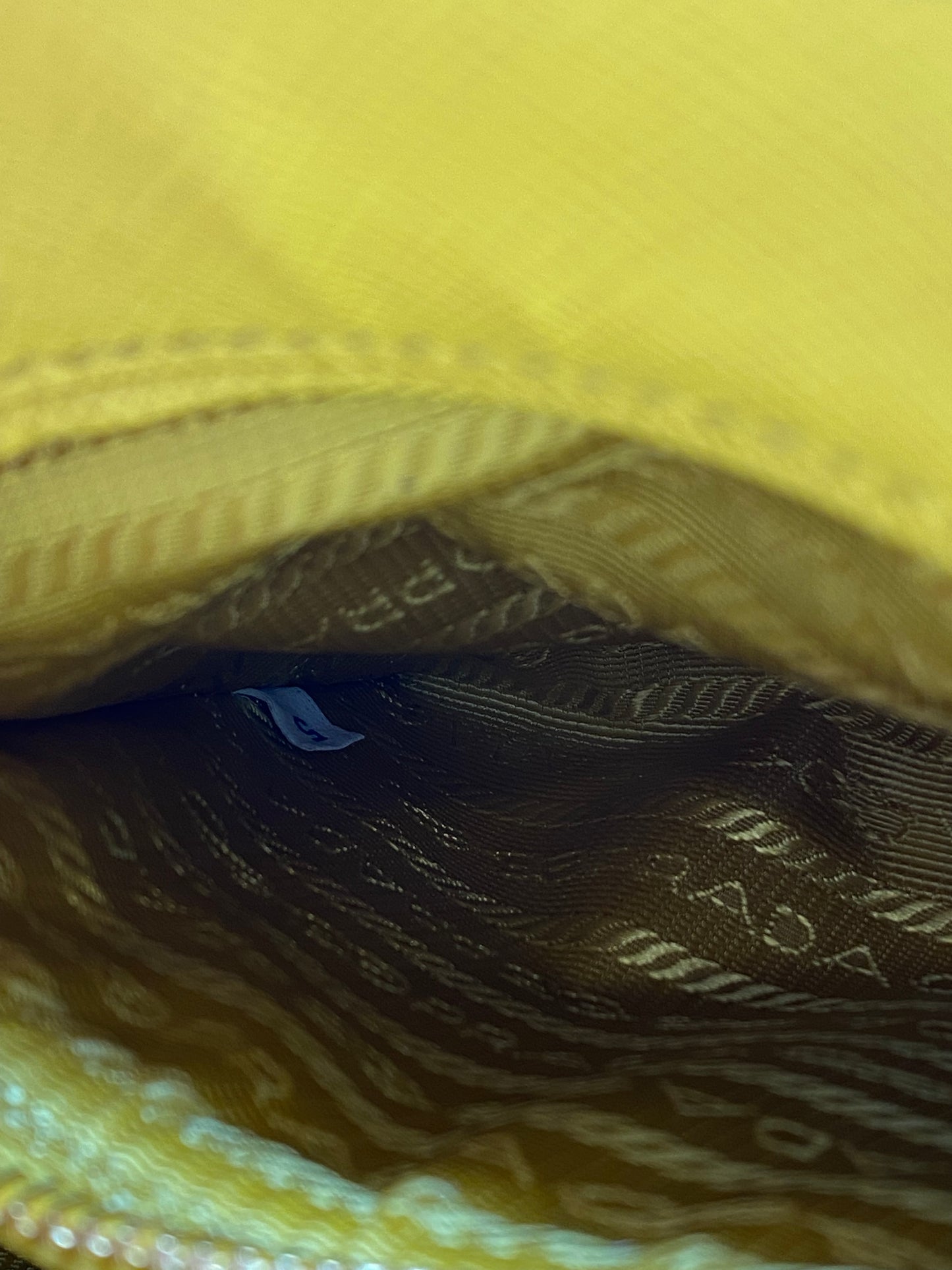 PRADA | Galleria Small in Yellow Saffiano