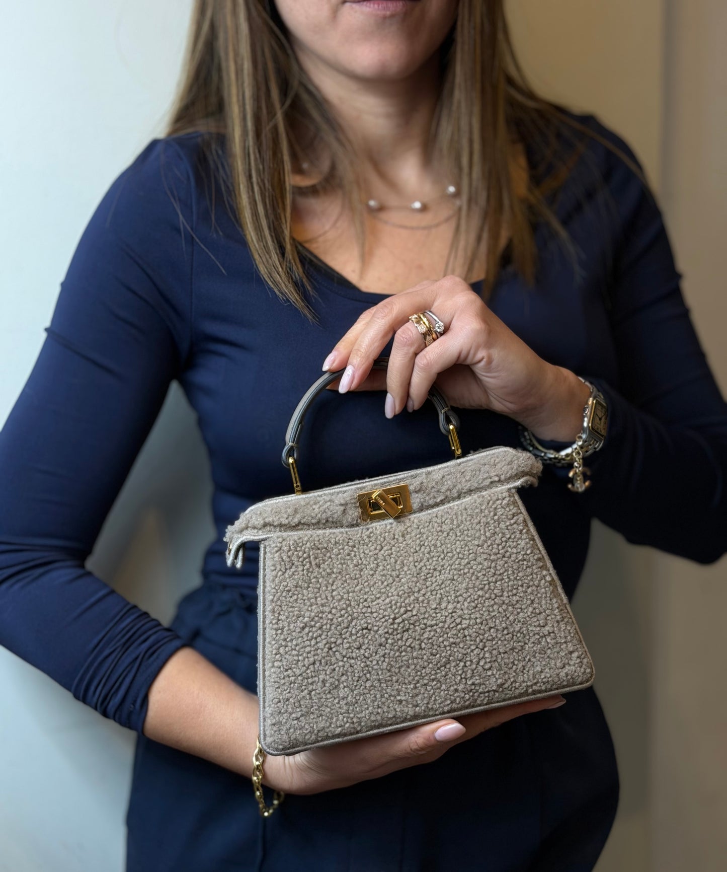 FENDI | Peekaboo Mini Montone