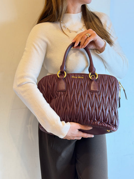 MIU MIU | Matelassé Shopper Bag