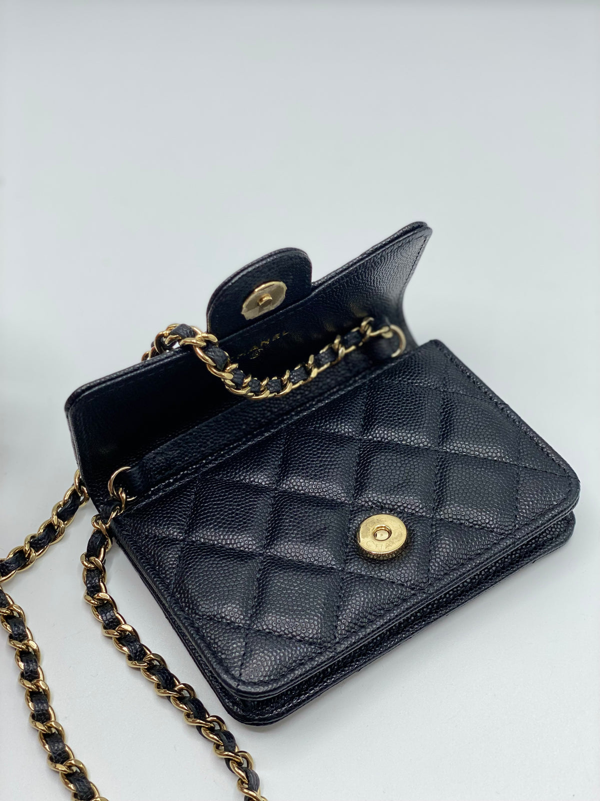 CHANEL | Wallet on Chain Mini Caviar