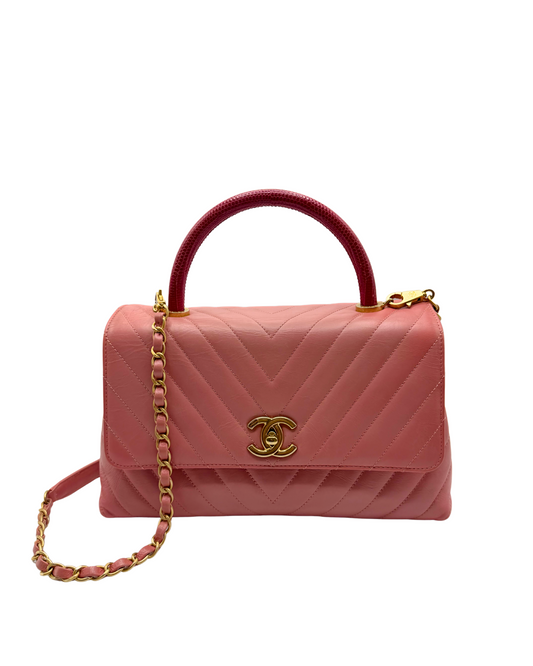 CHANEL |  Coco Top Handle Medium Bag